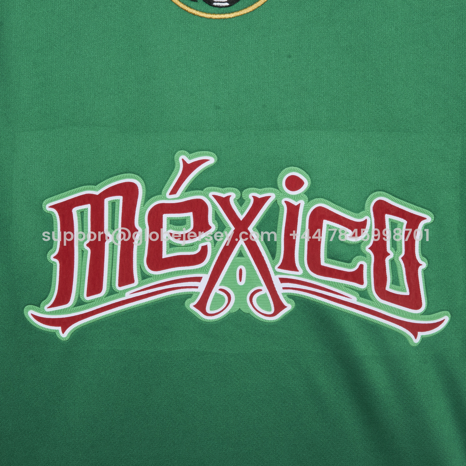 GlobeJersey-Mexico 2026 Retro Style Green Jersey - Fans Version