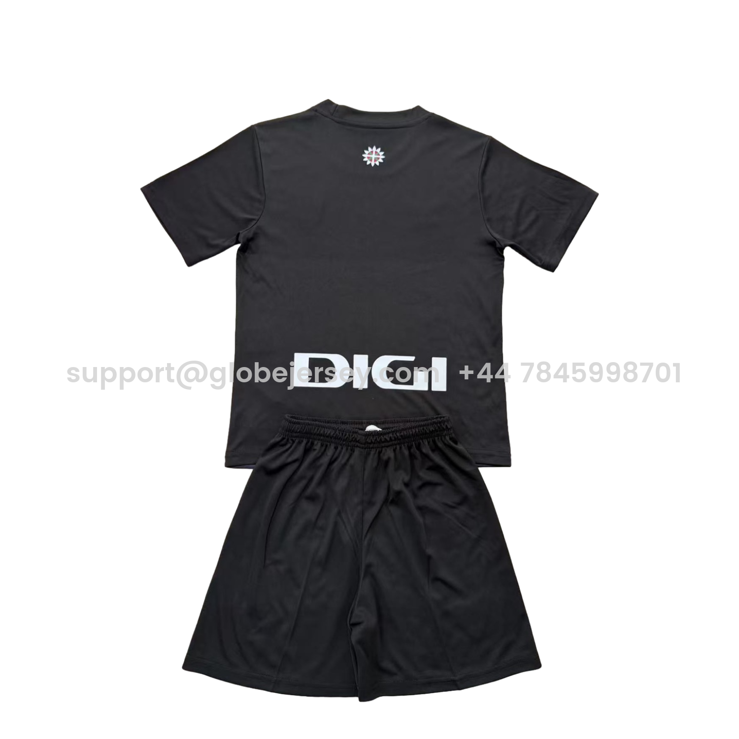 GlobeJersey-Athletic Bilbao 25-26 Black Goalkeeper Kids Kit