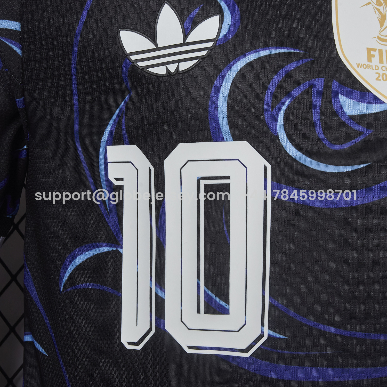 GlobeJersey-Argentina 2026 Away Deep Blue Jersey - Player Version