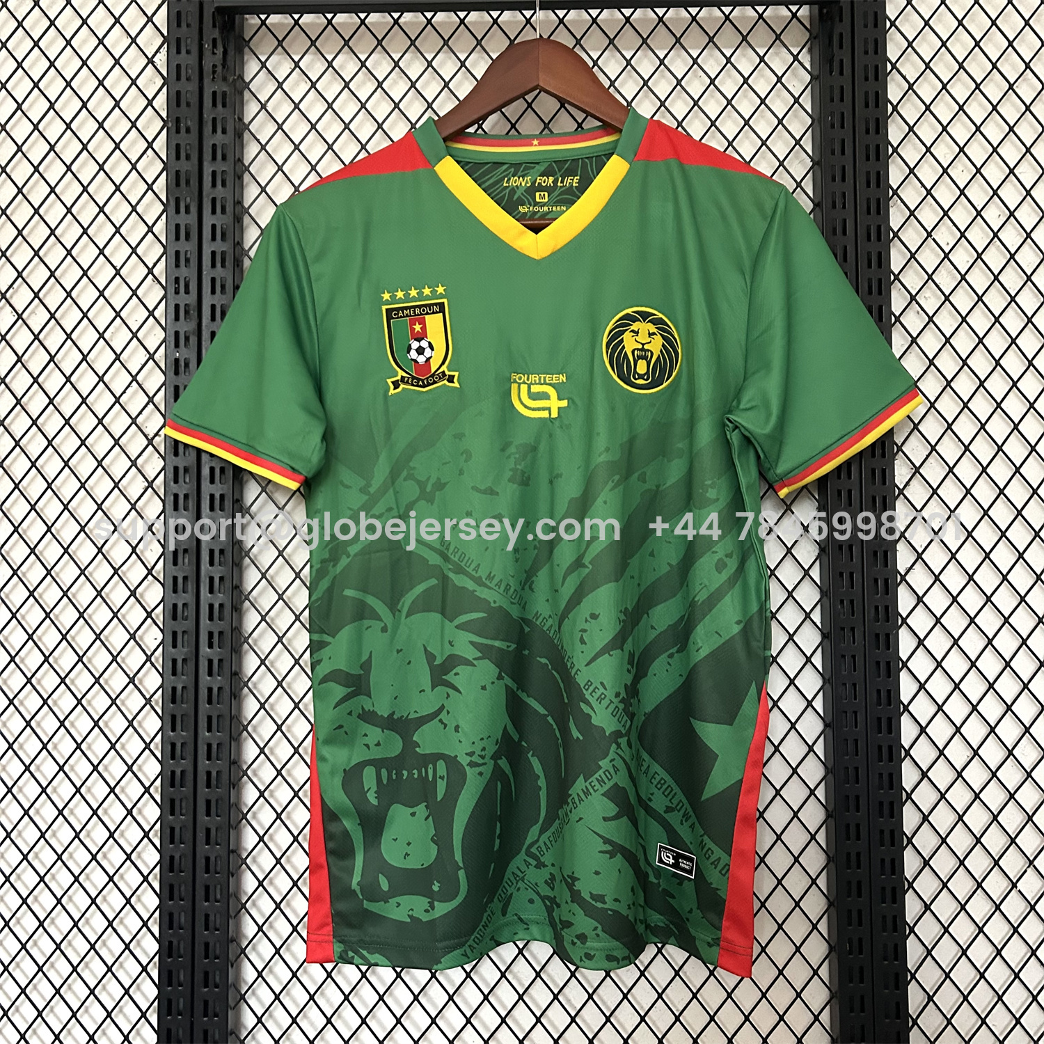 GlobeJersey-Cameroon 25-26 Home Jersey - Fans Version