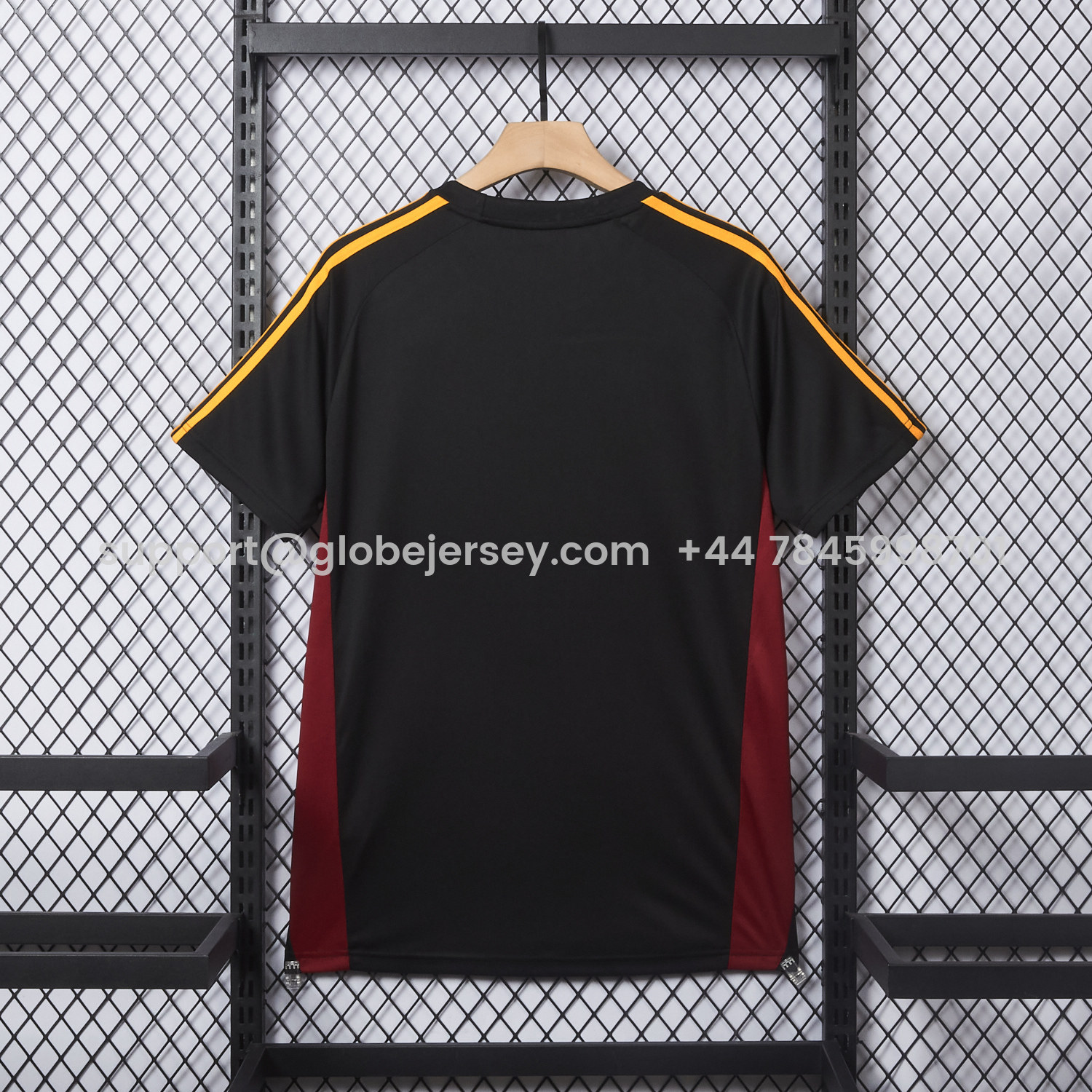 GlobeJersey-AS Roma 25-26 Travel Special Black Jersey - Fans Version