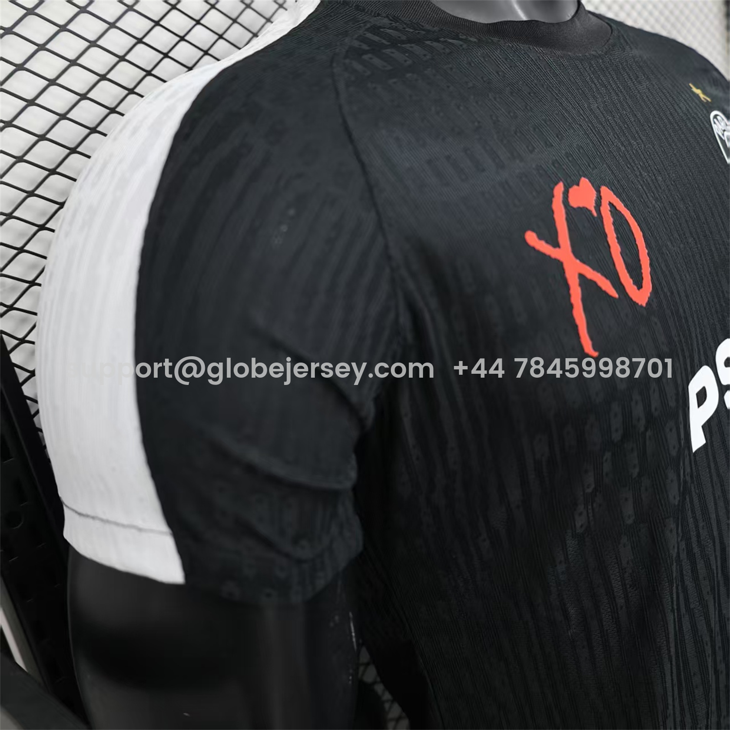 GlobeJersey-Paris Saint-Germain PSG 25-26 Black XO Special Jersey - Player Version