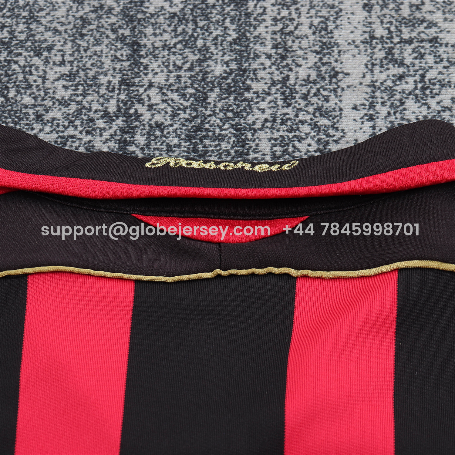 GlobeJersey-Retro AC Milan 2006-07 Home Long Sleeves Kids Kit