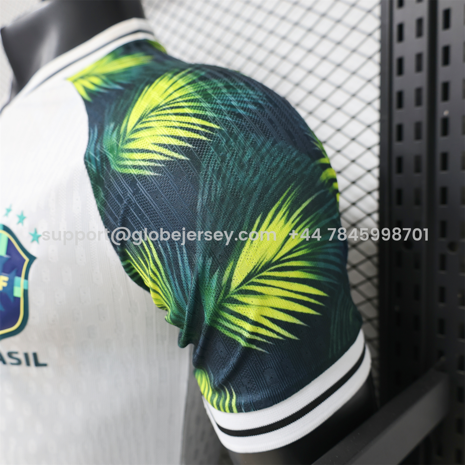 GlobeJersey-Mexico 2026 Palm Leaf White Special Jersey - Player Version
