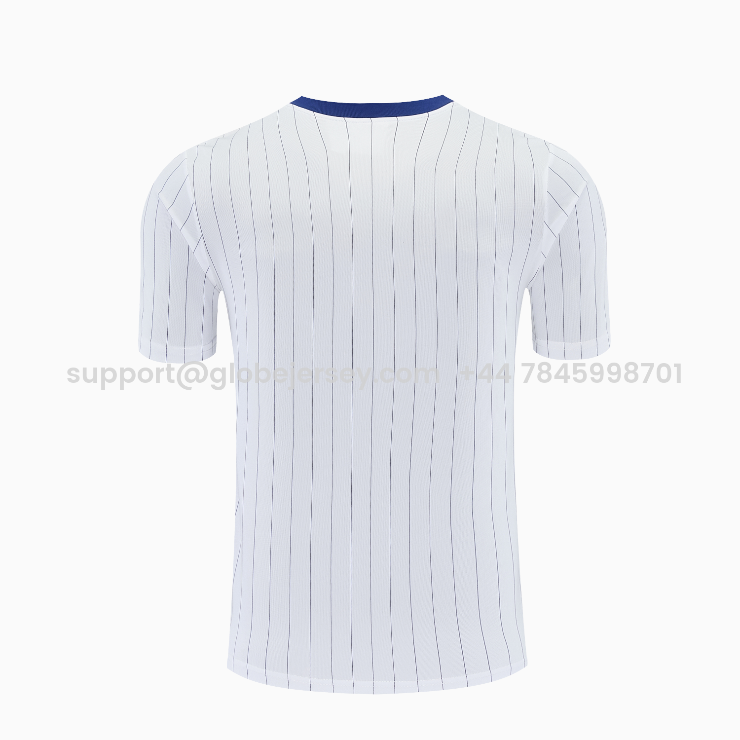 GlobeJersey-Roma 25-26 Retro Style Short-Sleeve Training Set - White Top & White Pants