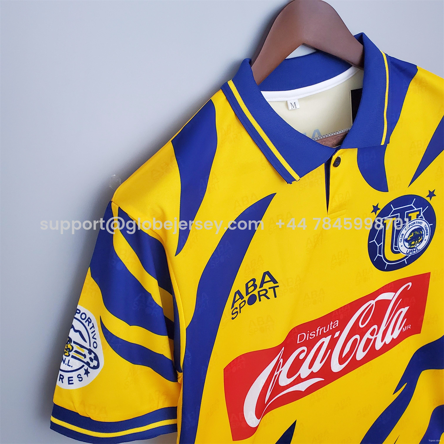 GlobeJersey-Retro Tigres UANL 1996-97 Home Jersey