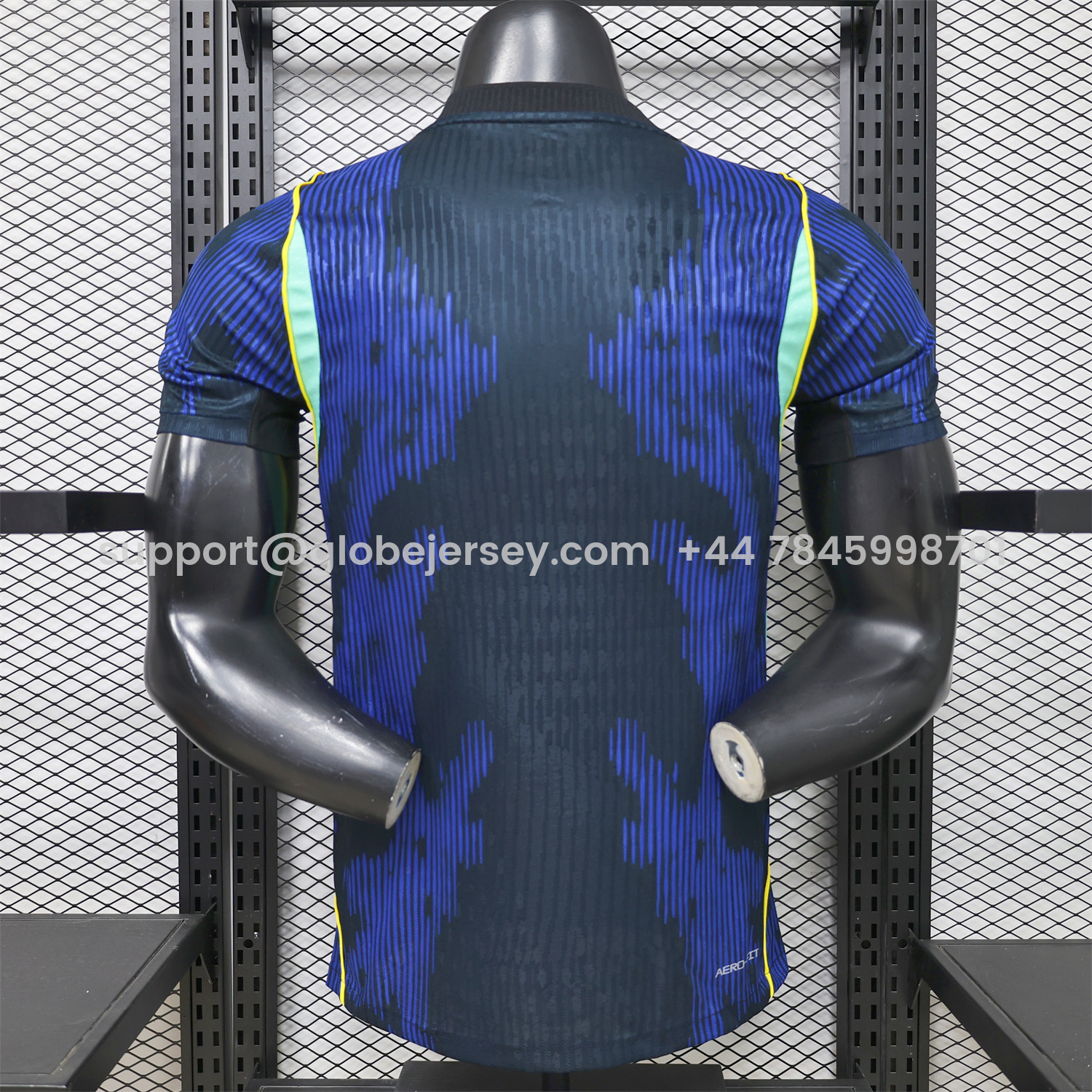 GlobeJersey-Brazil 2026 Away Blue Jersey - Player Version
