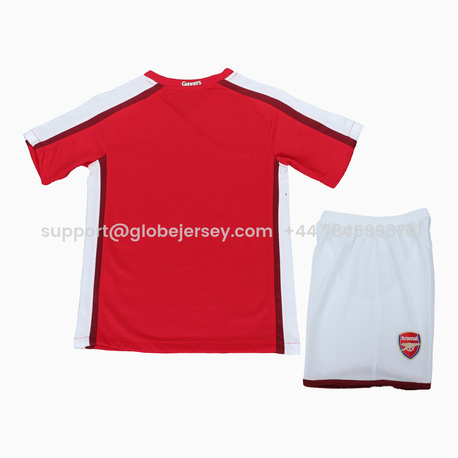 GlobeJersey-Retro Arsenal 2008-10 Home Kids Kit