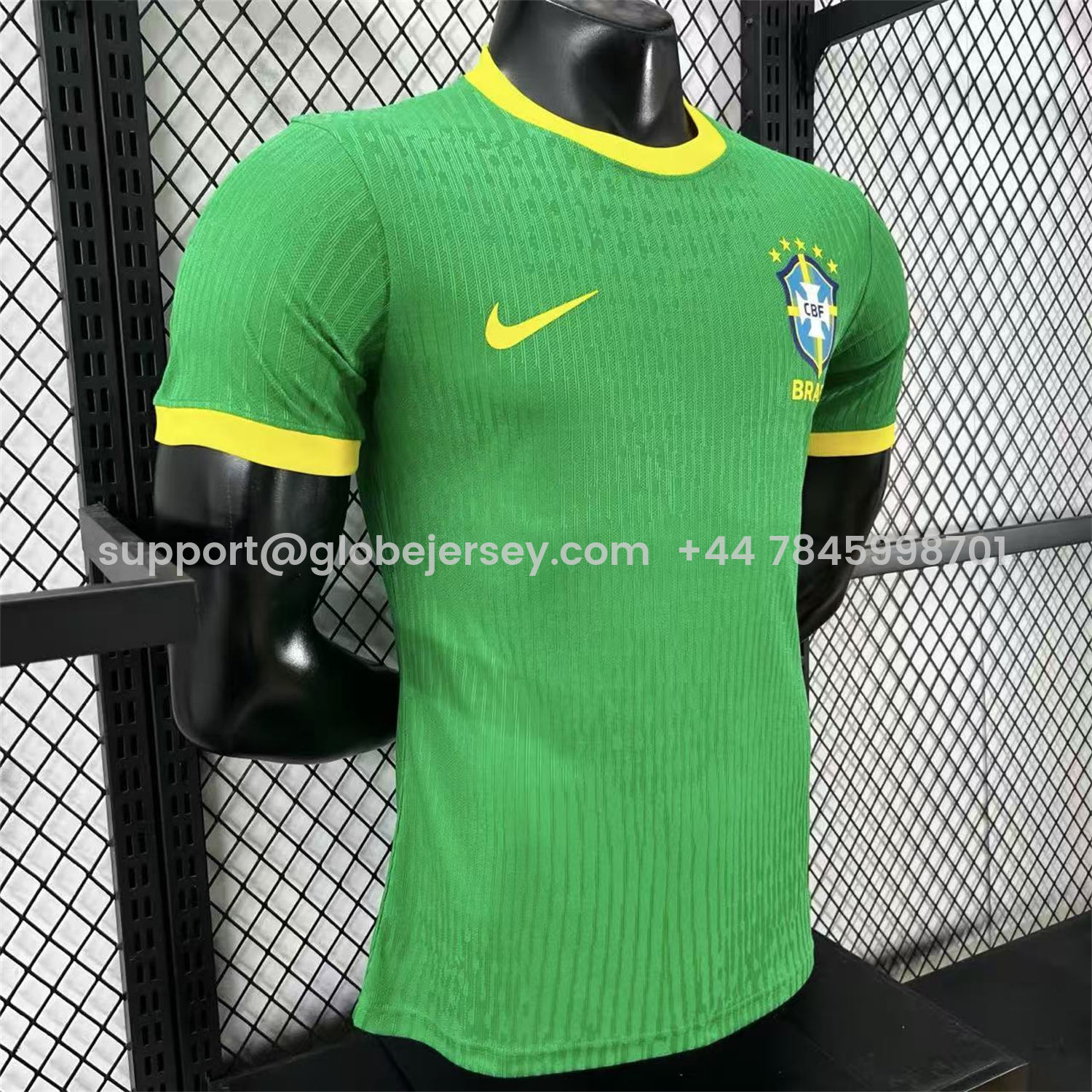 GlobeJersey-Brazil 2026 Green Special Jersey - Player Version