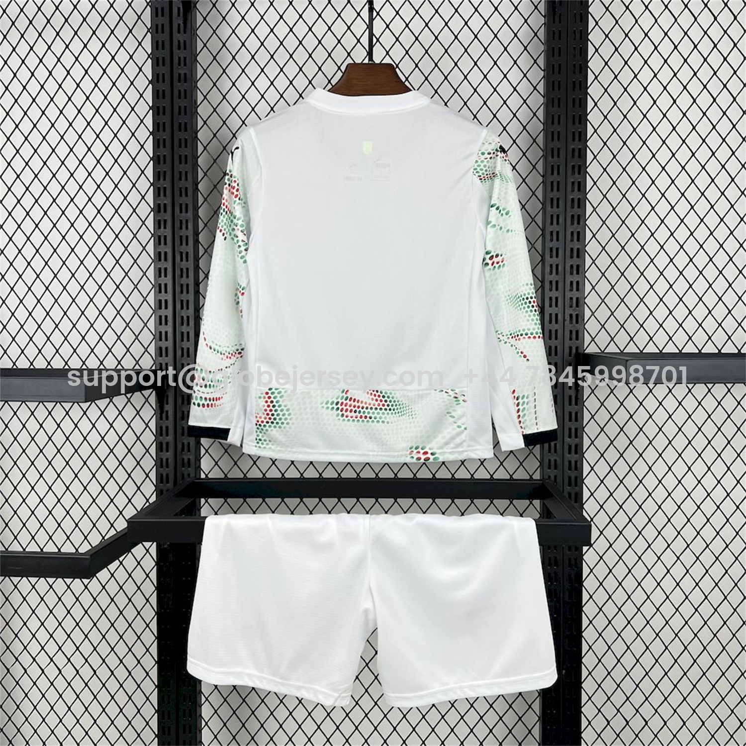 GlobeJersey-Portugal 2025-26 Away Long Sleeves Kids Kit