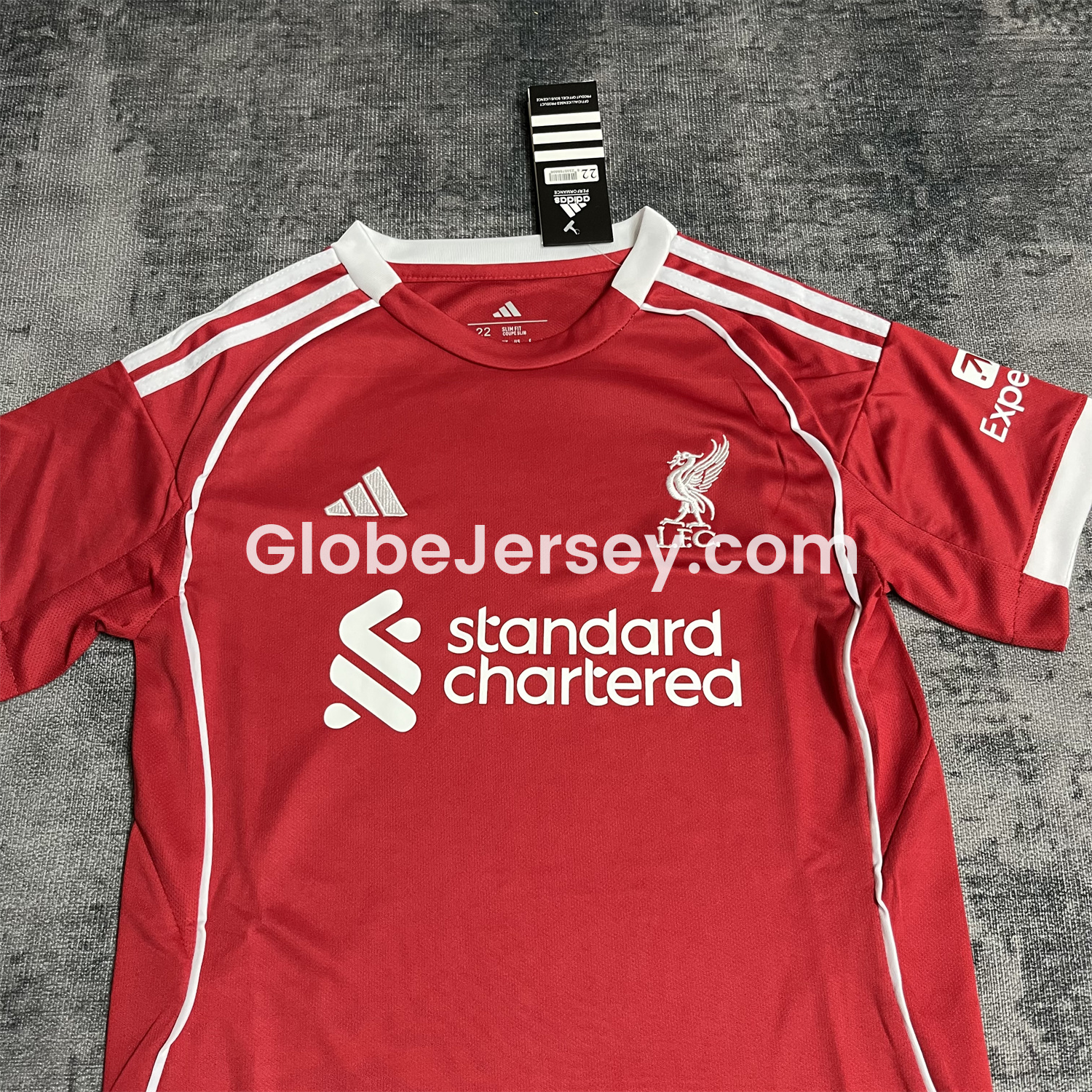 GlobeJersey-Liver.pool 25-26 Home Kids Kit