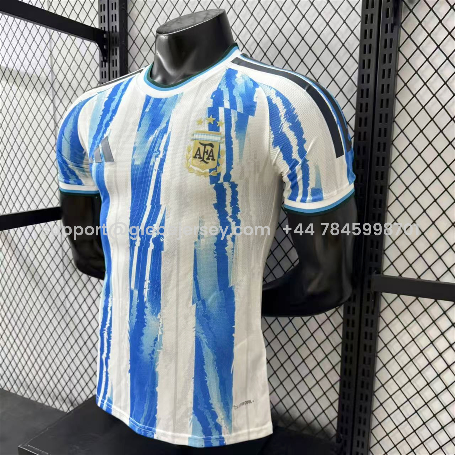 GlobeJersey-Argentina 2026 Blue And White Twill Special Jersey - Player Version