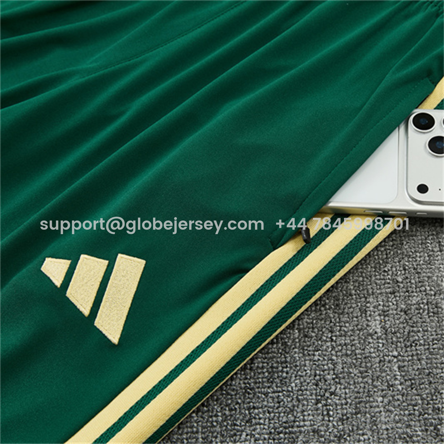 GlobeJersey-Real Madrid 26-27 Kids Long Sleeves Training Set - Green Top And Green Pants