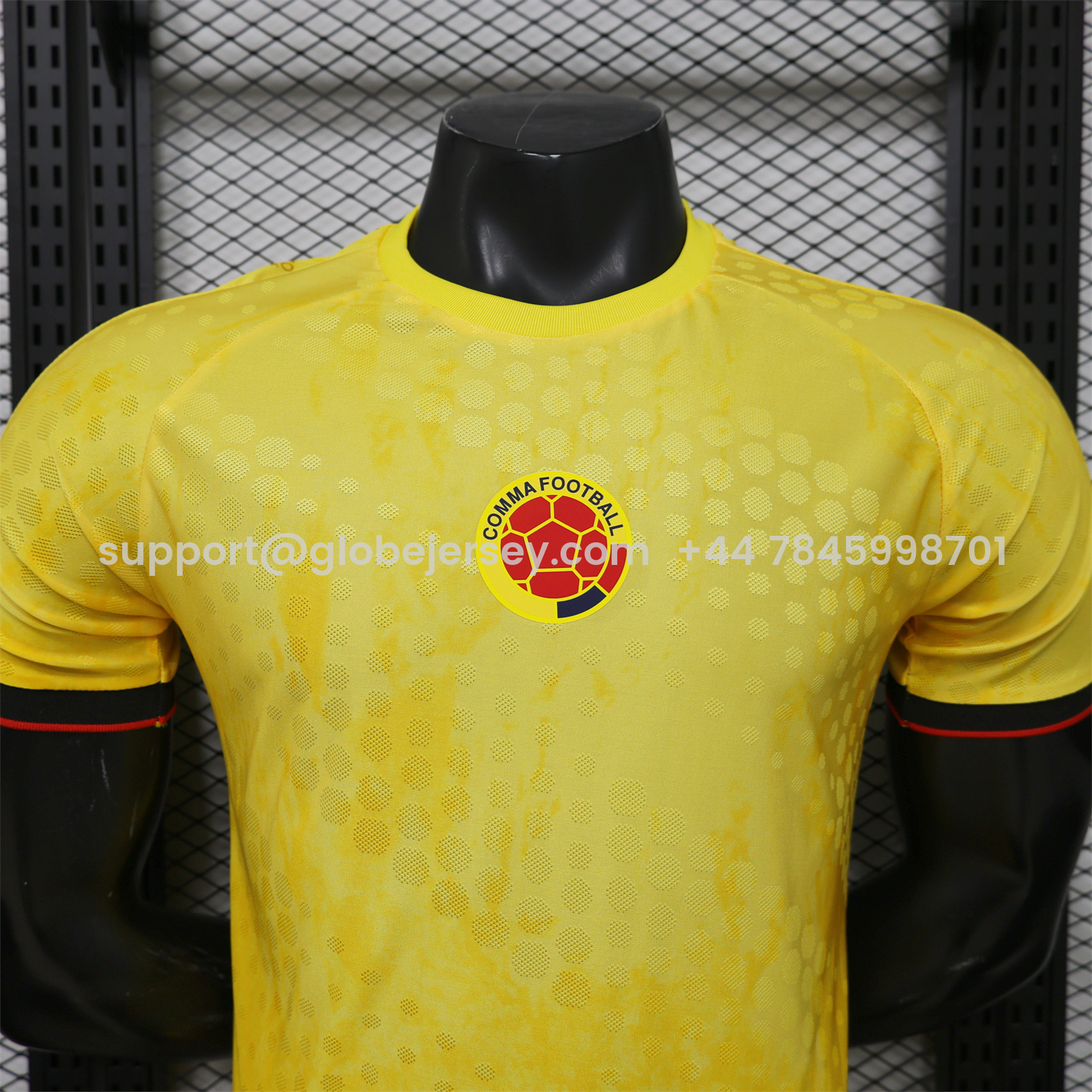 GlobeJersey-Colombia 2026 Yellow Special Jersey - Player Version