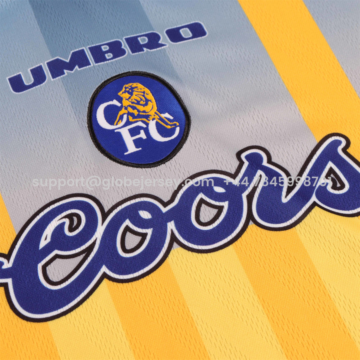 GlobeJersey-Retro C.H.E.L.S.E.A 1995-97 Away Kids Kit