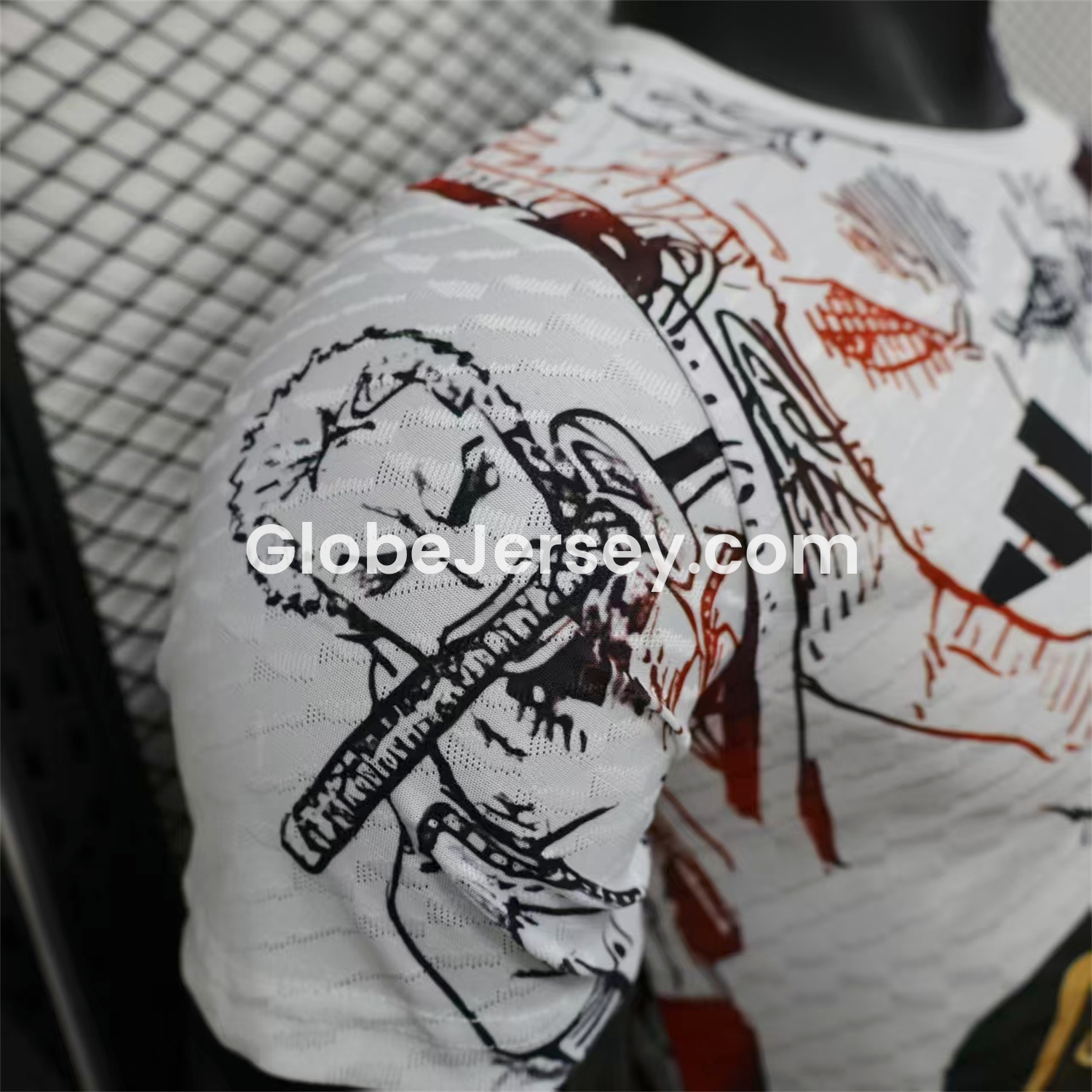 GlobeJersey-Japan 25-26 Roronoa Zoro White Special Jersey - Player Version