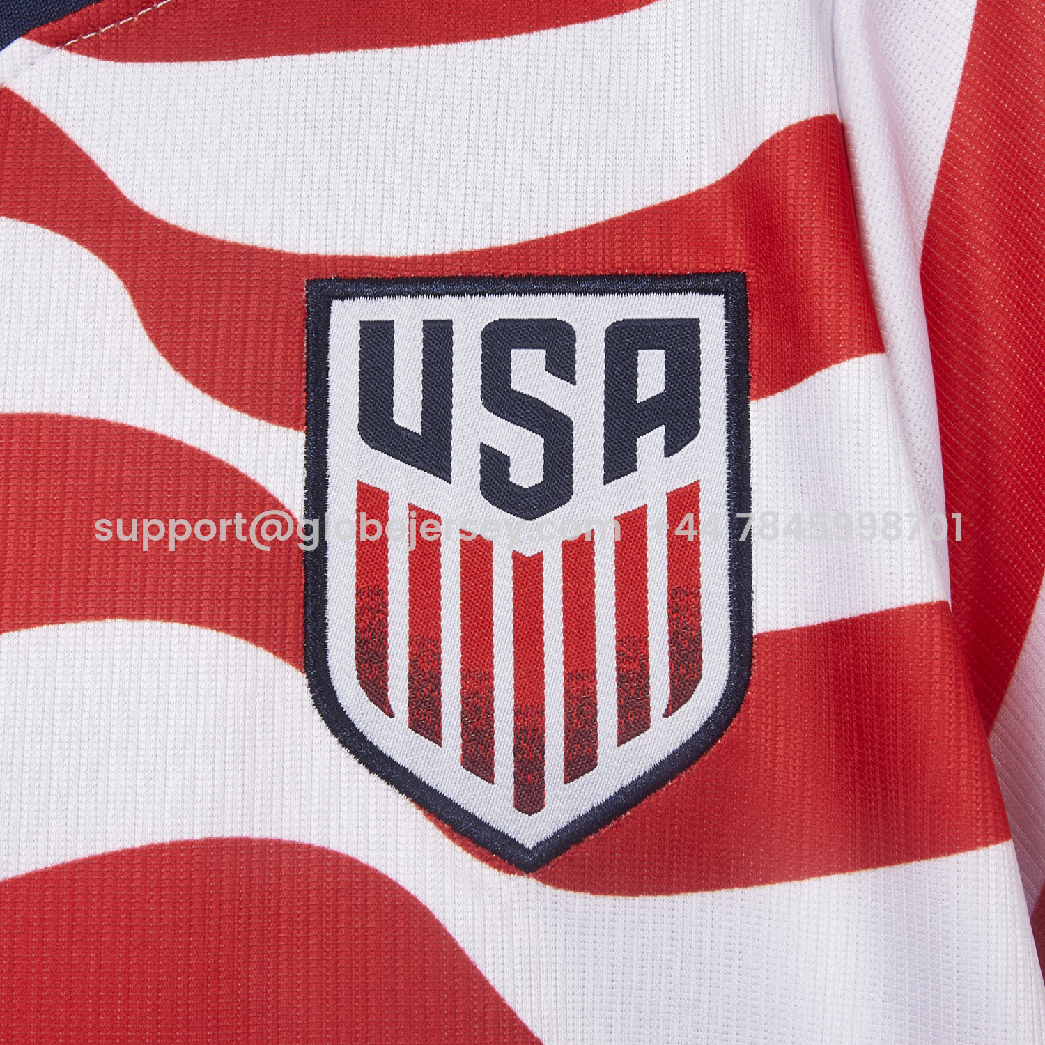 GlobeJersey-【Back Blank】United States USA 2026 Home Kids Kit