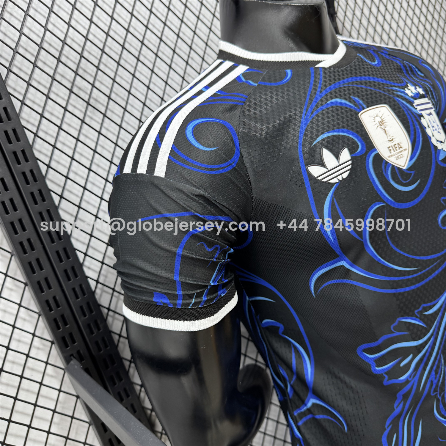 GlobeJersey-Argentina 2026 Away Deep Blue Jersey - Player Version