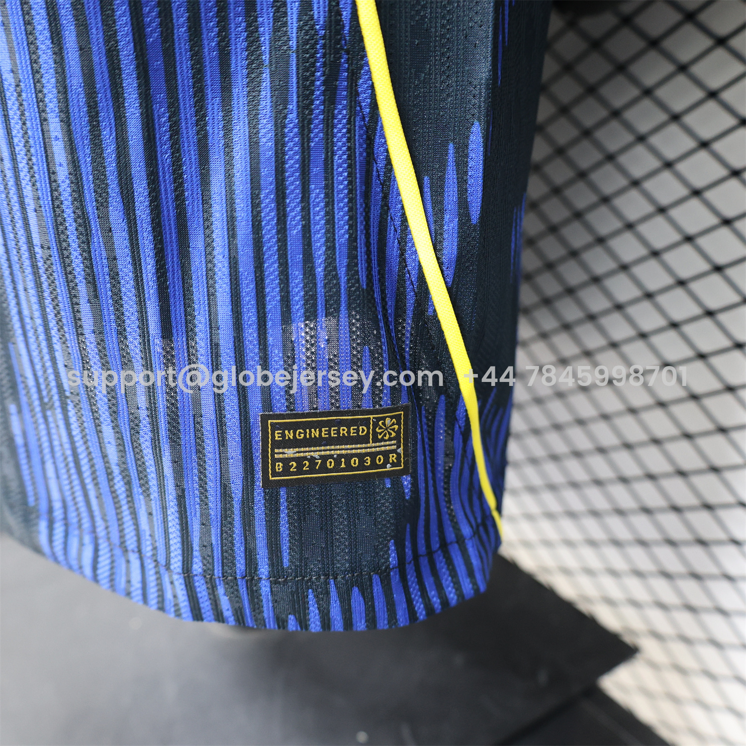 GlobeJersey-Brazil 2026 Away Blue Jersey - Player Version