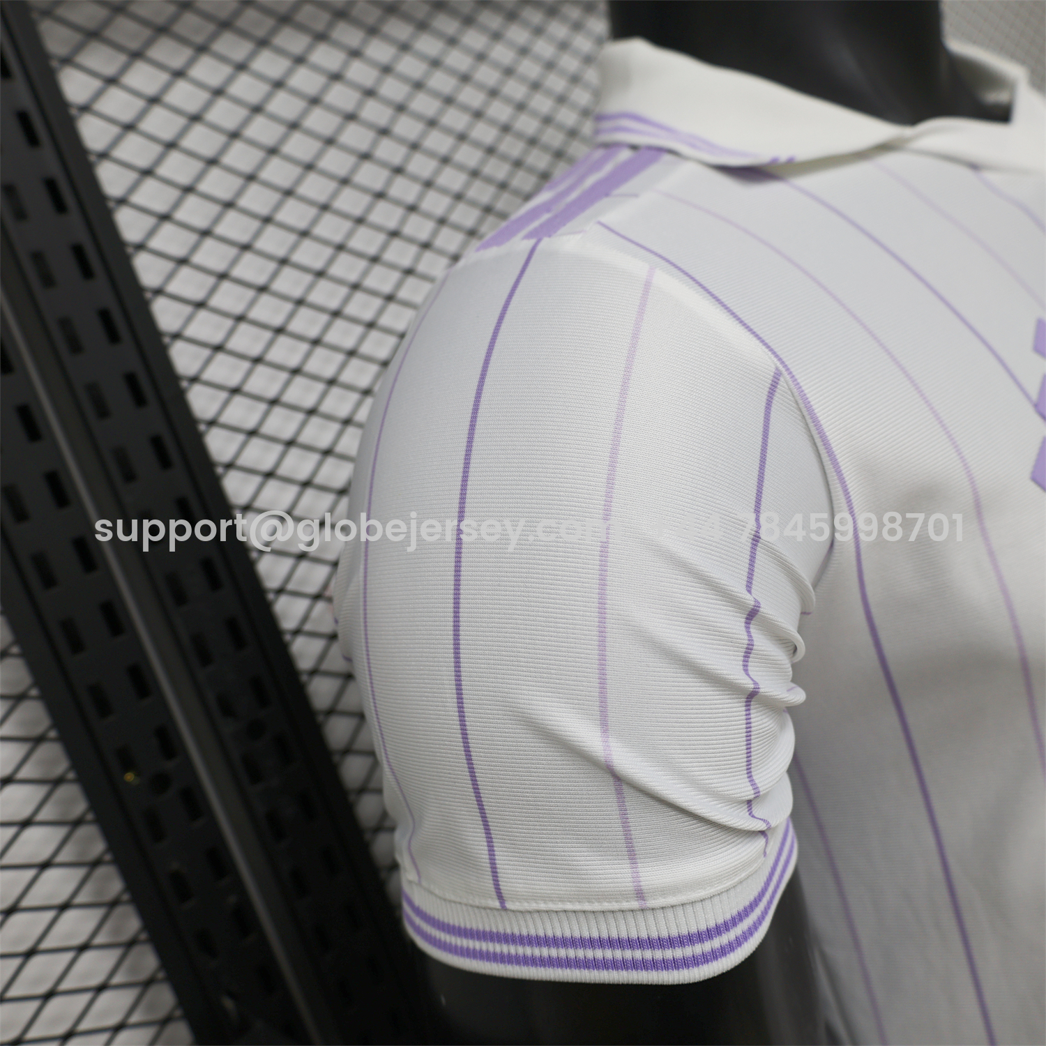 GlobeJersey-Real Madrid 25-26 Retro Style White Polo Jersey - Player Version