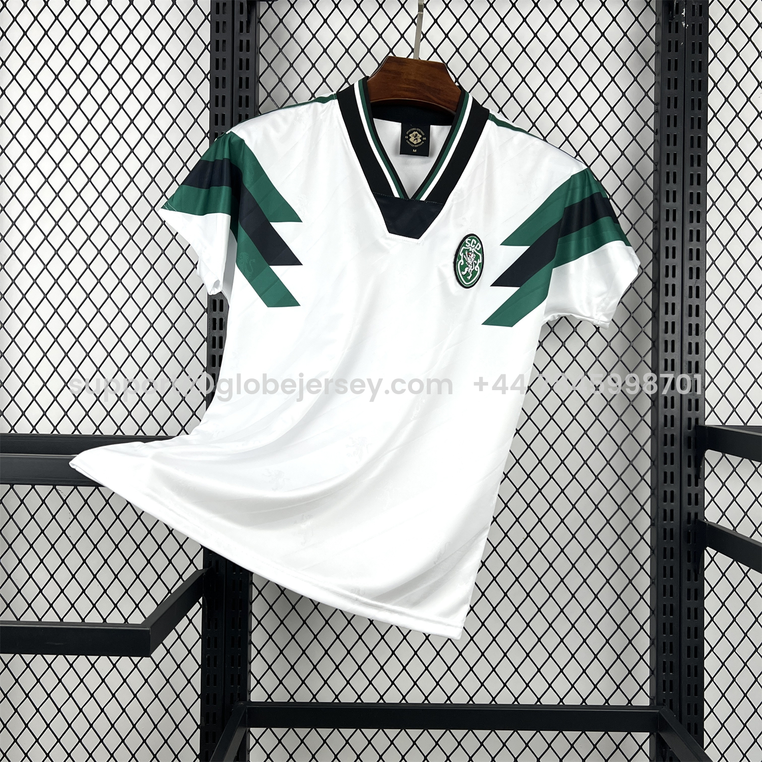GlobeJersey-Sporting CP 25-26 Retro Style White Special Jersey - Fans Version