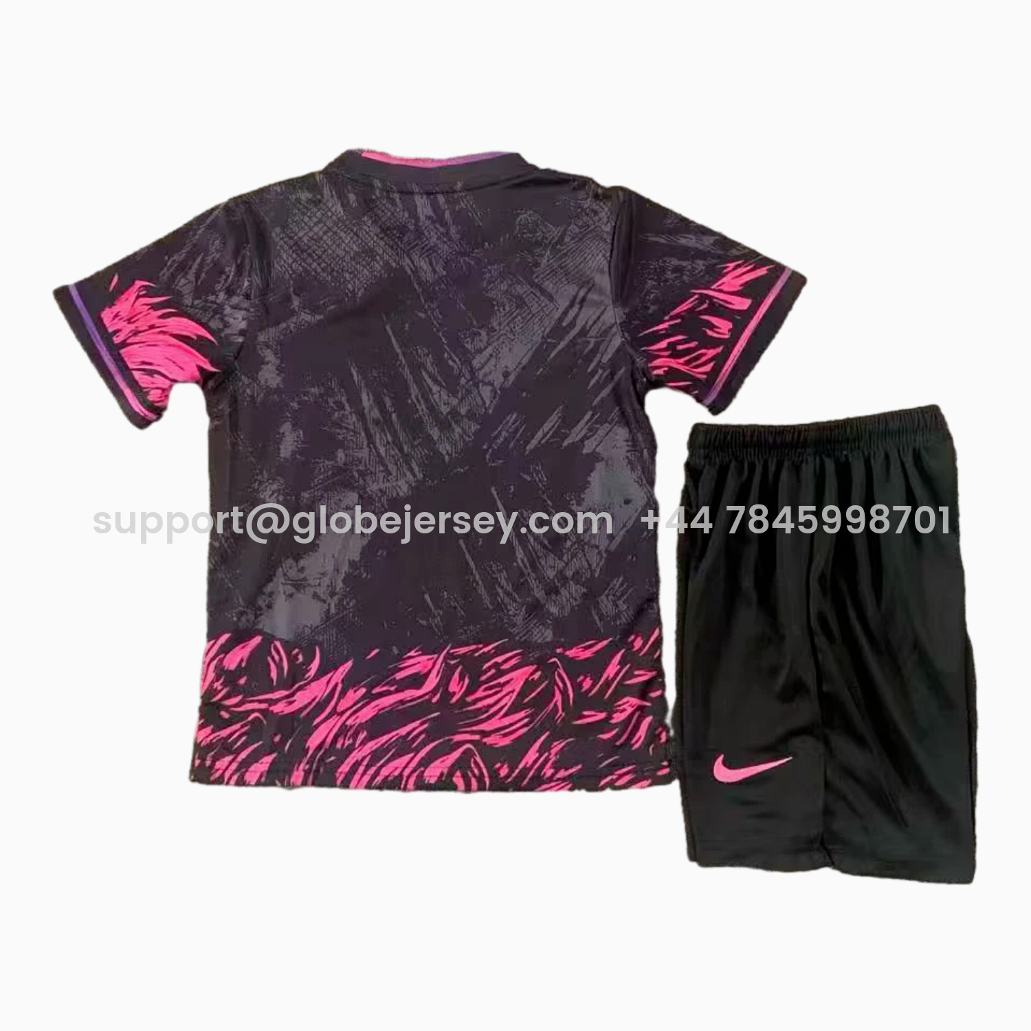 GlobeJersey-Barcelona 25-26 Pink Lion Black Special Kids Kit
