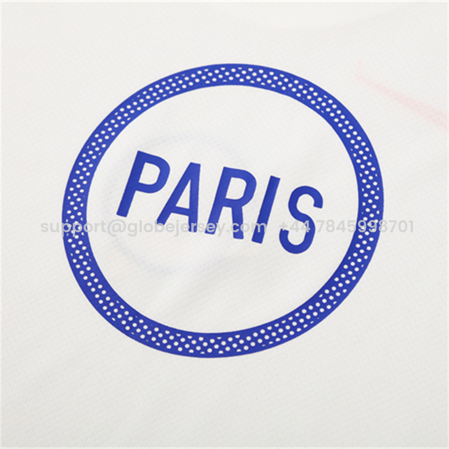 GlobeJersey-Paris Saint-Germain PSG 25-26 Short-Sleeve Training Set - White Top & Black Shorts