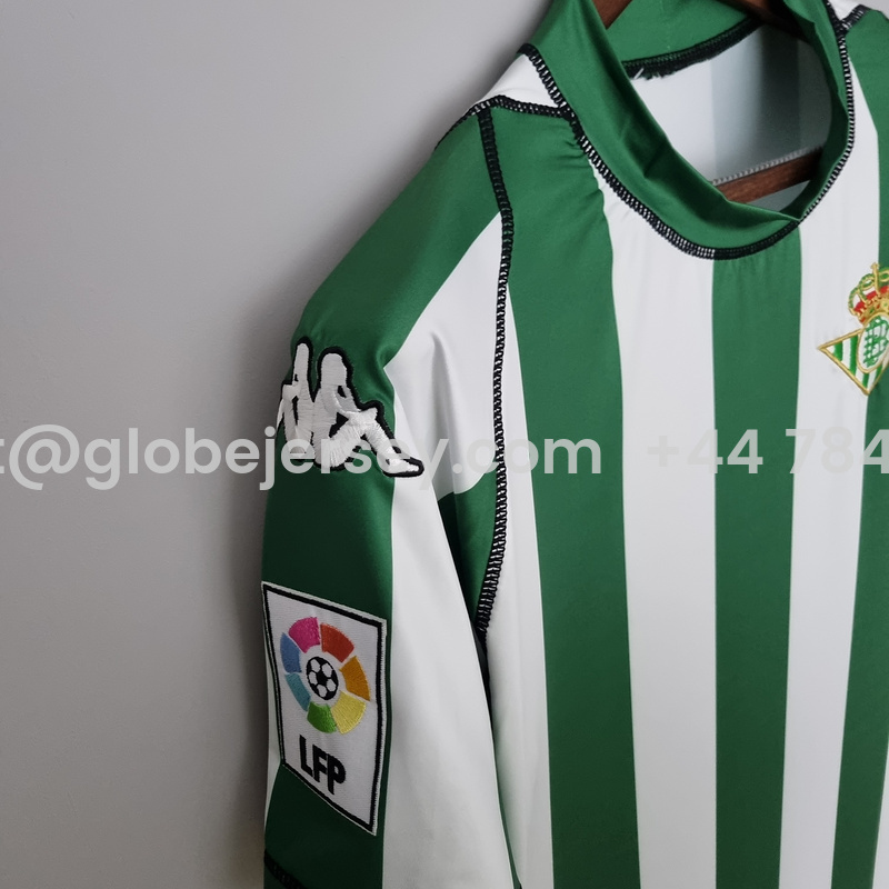GlobeJersey-Retro Real Betis 2003-04 Home Stadium Jersey