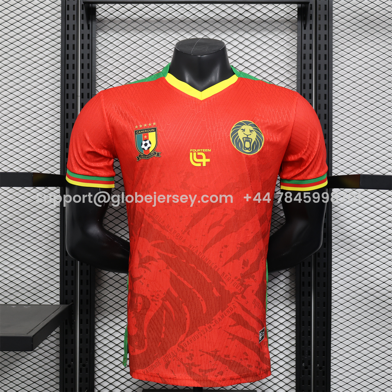 GlobeJersey-Cameroon 25-26 Away Jersey - Player Version