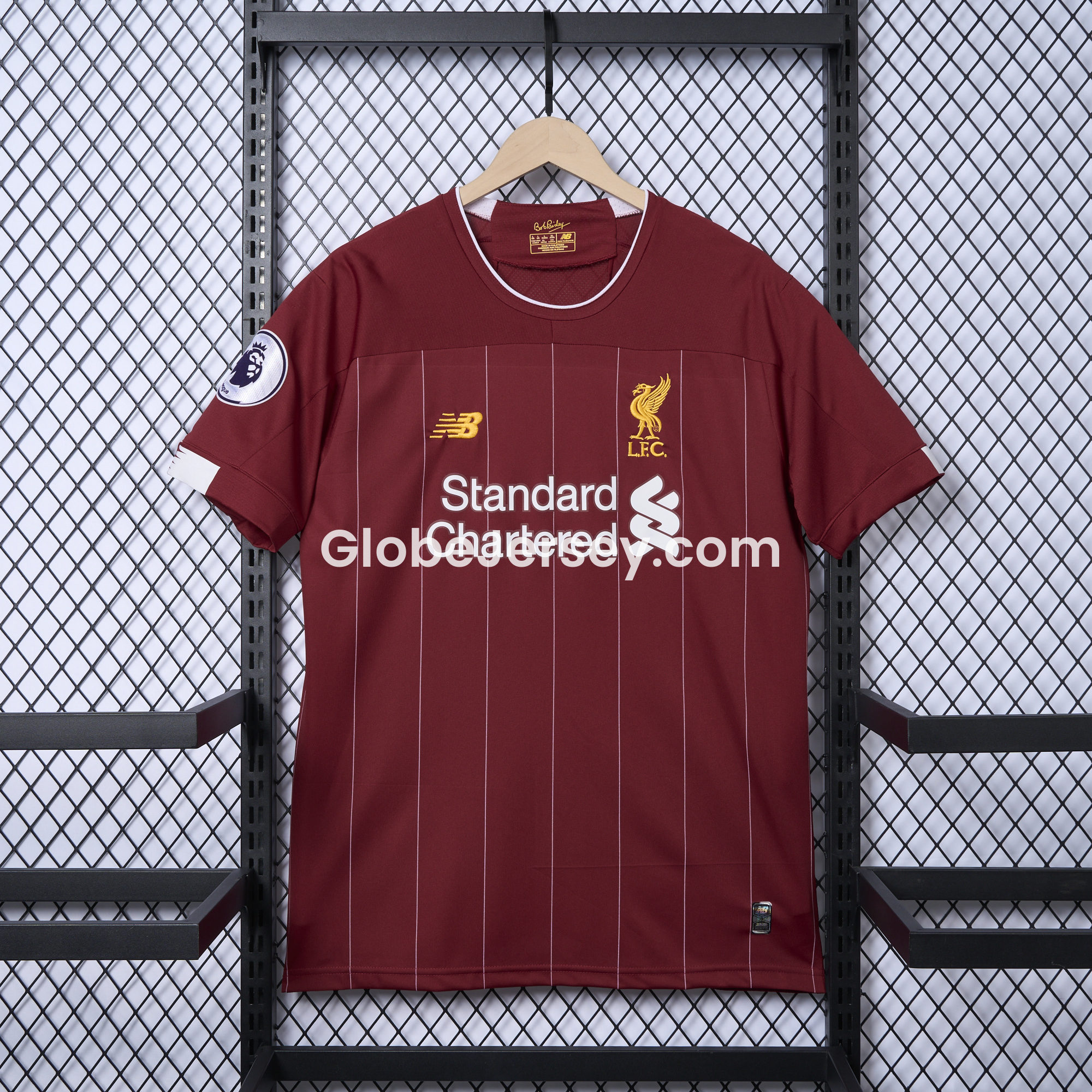 GlobeJersey-Retro Liver.pool 2019-20 Home Stadium Jersey