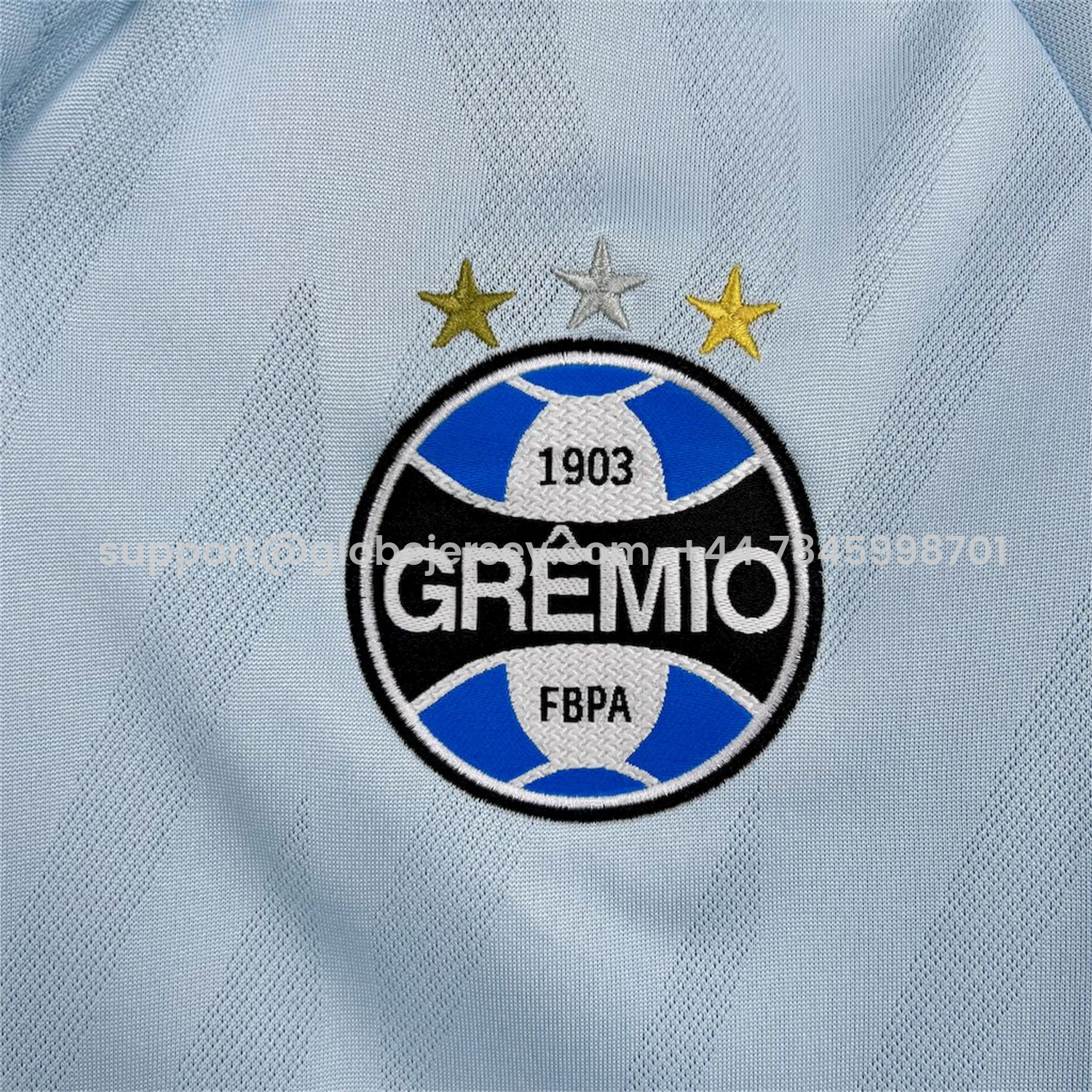 GlobeJersey-Gremio 25-26 Away Unsponsored Jersey - Fans Version