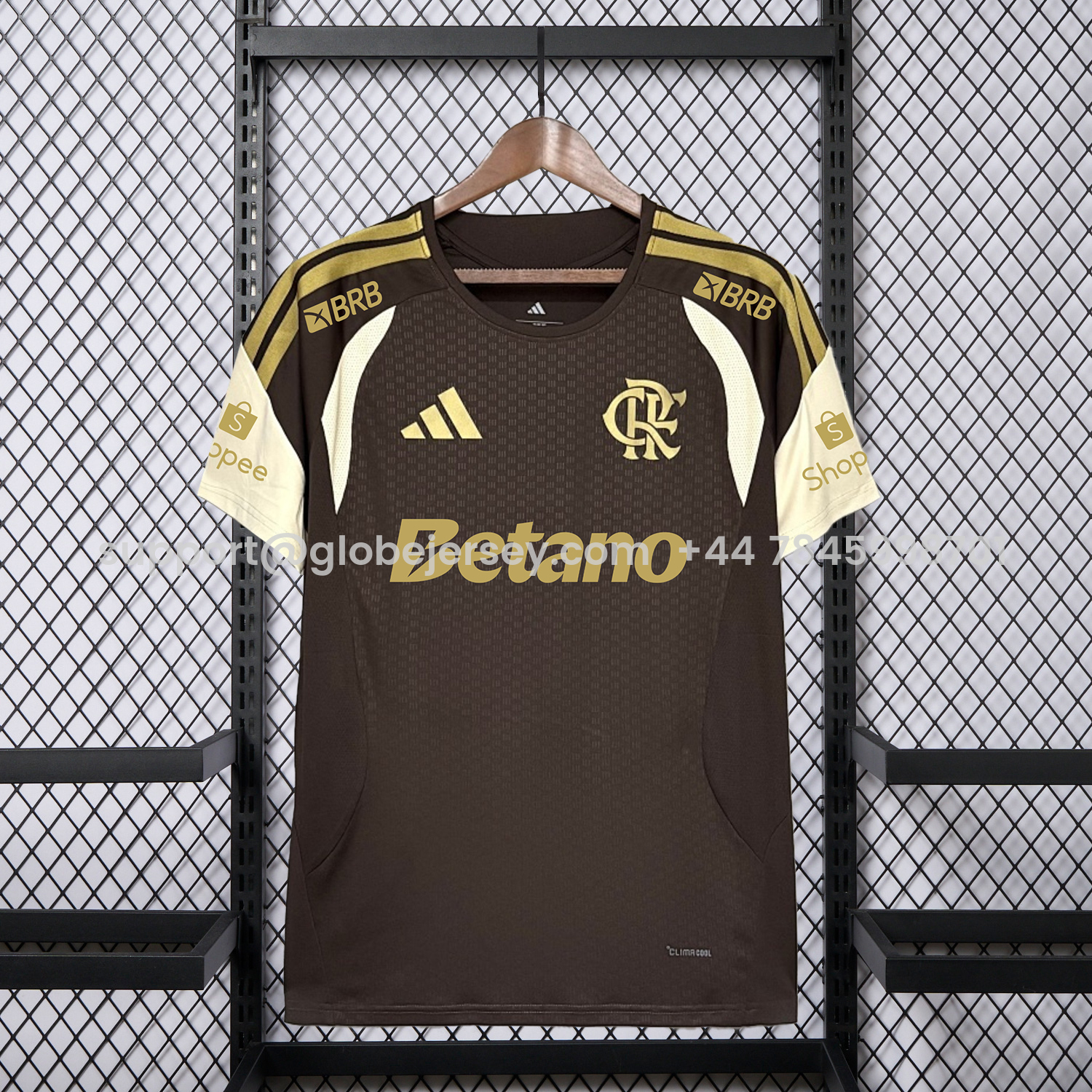 GlobeJersey-Flamengo 25-26 Brown Special Jersey With All Sponsors - Fans Version