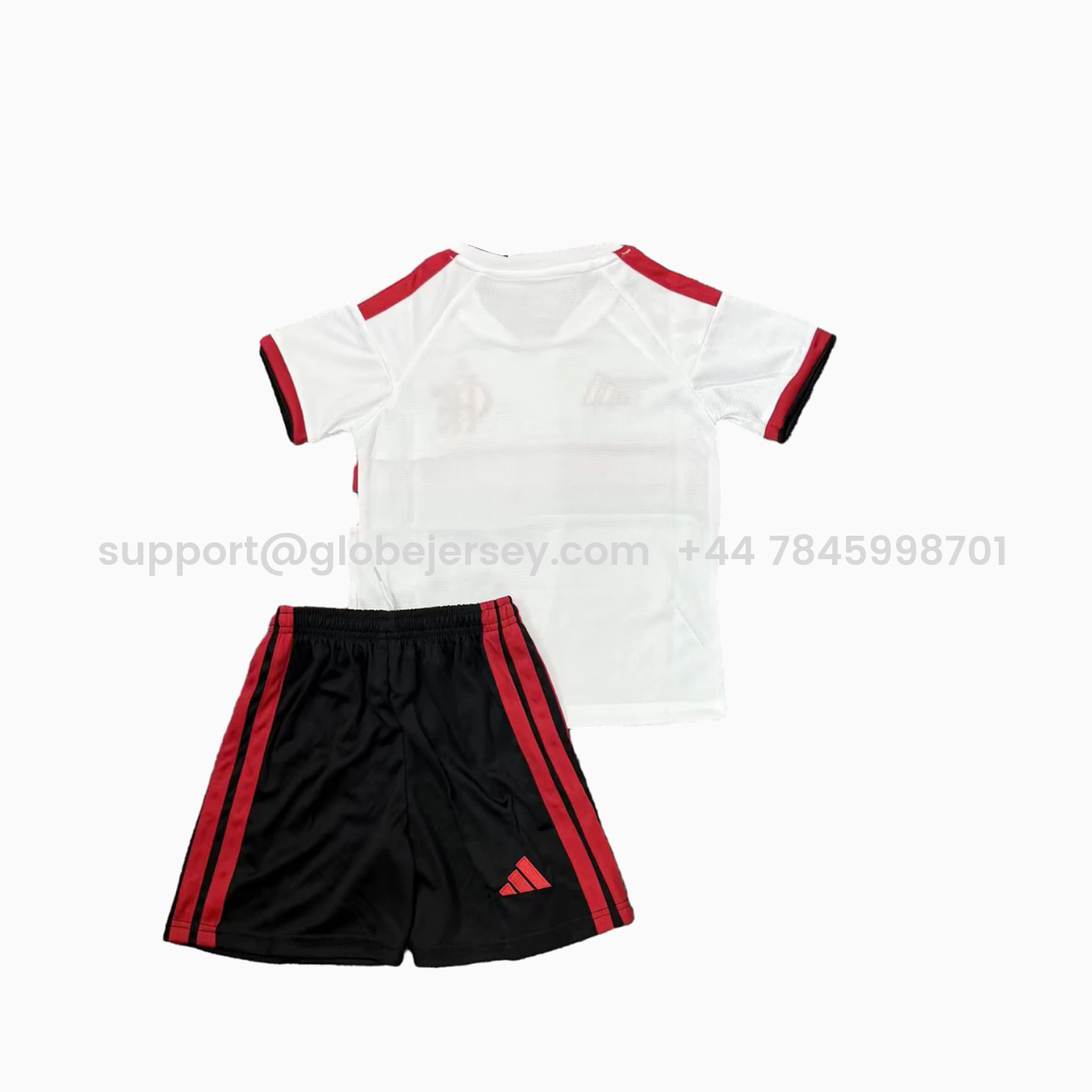 GlobeJersey-Flamengo 26-27 Away Unsponsored Kids Kit