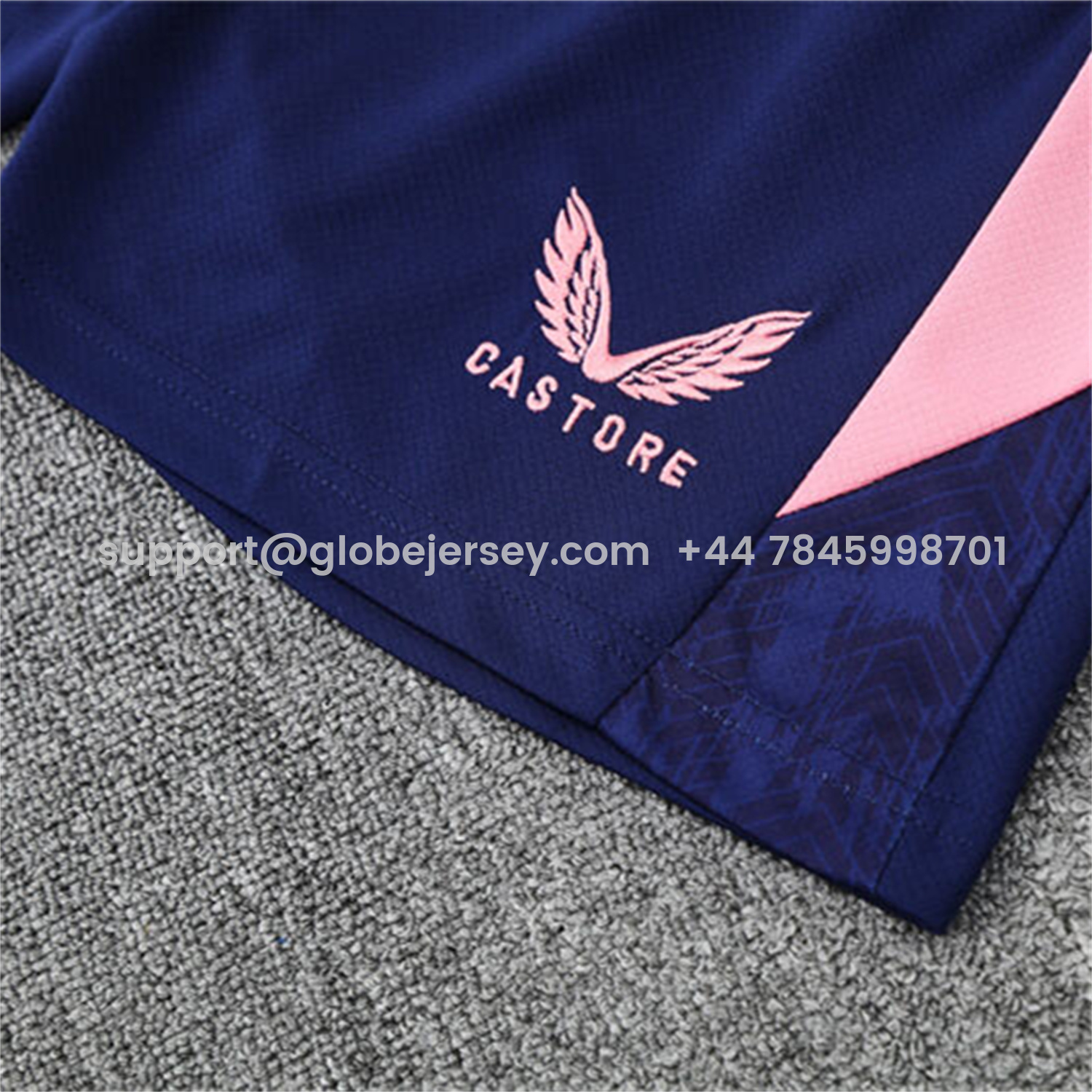 GlobeJersey-Feyenoord 25-26 Short-Sleeve Training Set - Royal Blue Top & Royal Blue Shorts