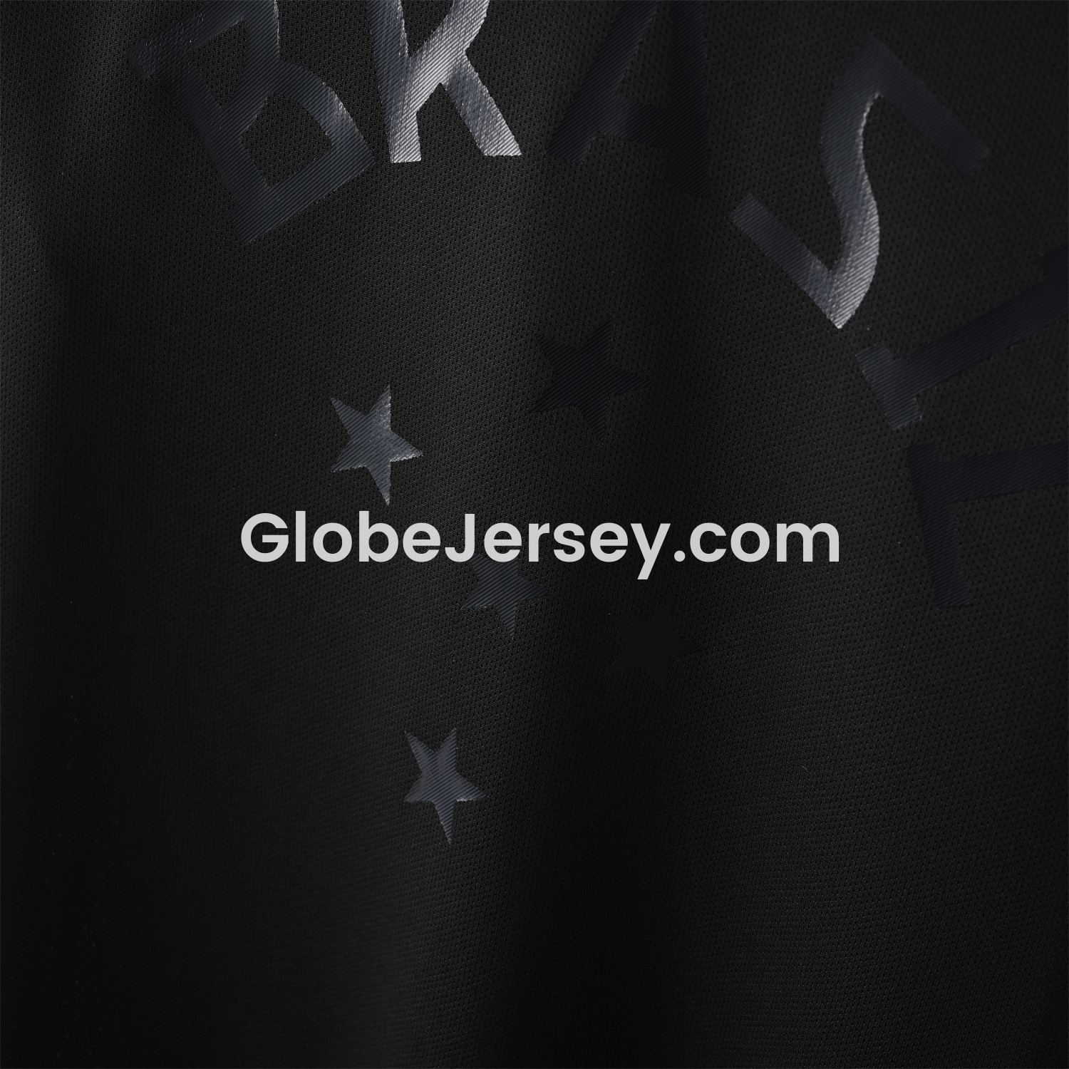 GlobeJersey-Retro Brazil 2013-14 Black Five-Stars Special Edition Jersey