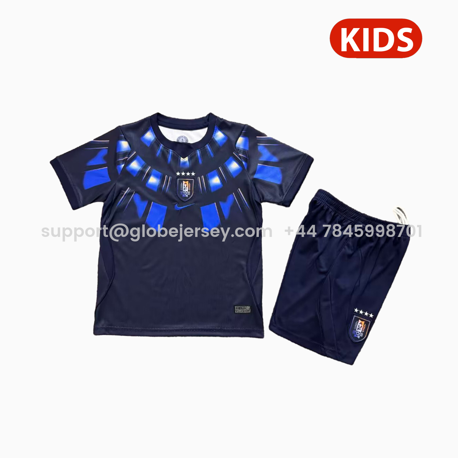 GlobeJersey-Uruguay 2026 Away Kids Kit