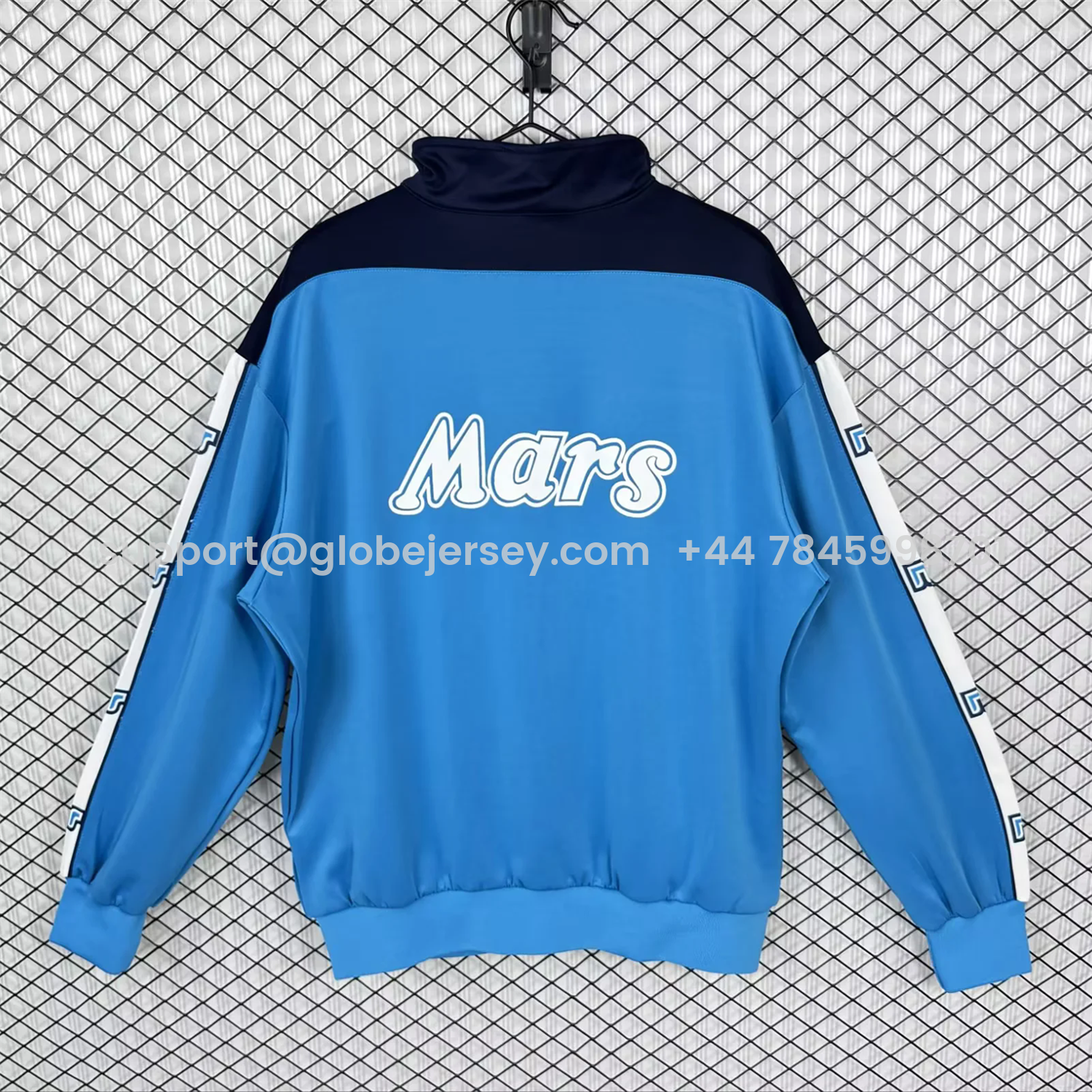 GlobeJersey-Retro Napoli 1989-90 Blue Windbreaker