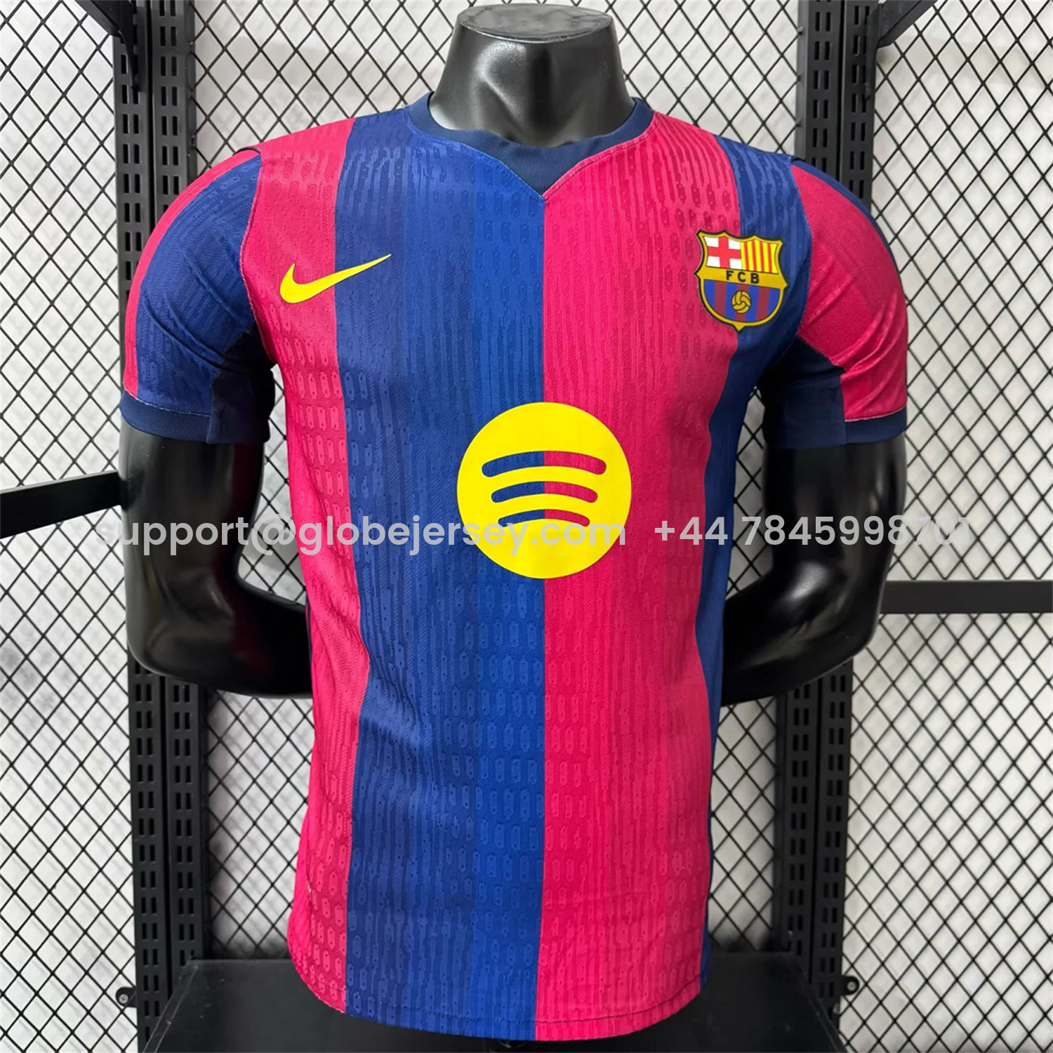 GlobeJersey-Barcelona 26-27 Home Jersey - Player Version