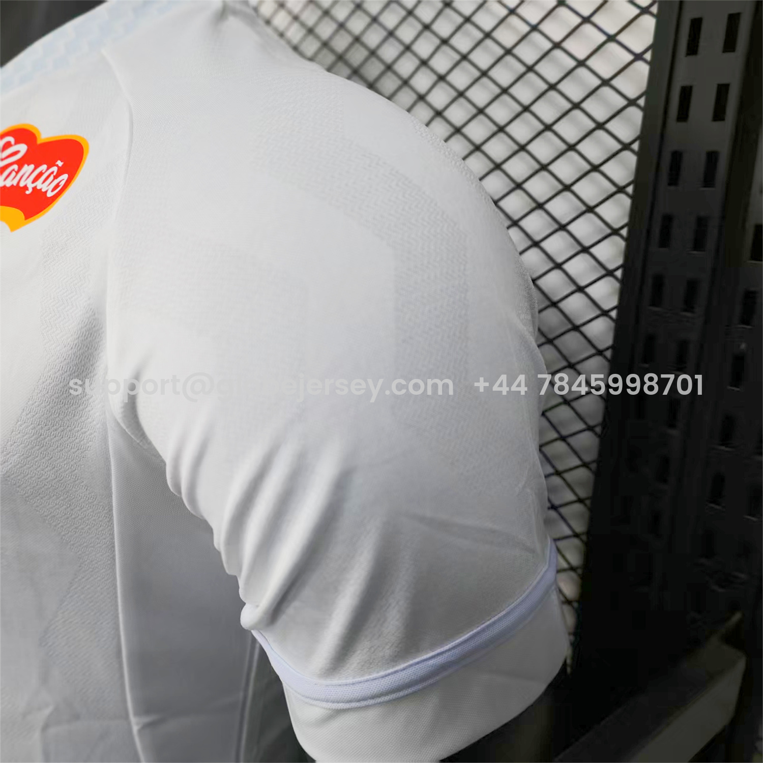 GlobeJersey-Santos 2025-26 Home White Jersey With Sponsors - Player Version