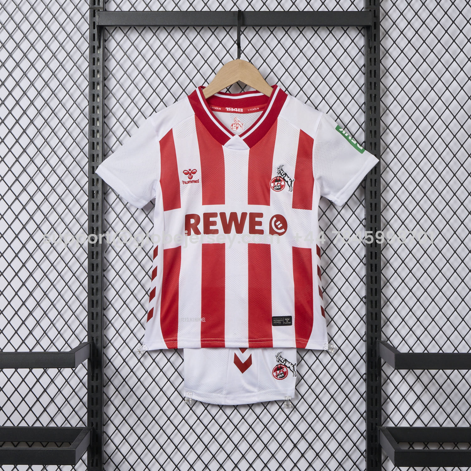 GlobeJersey-1. FC Köln 25-26 Home Kids Kit
