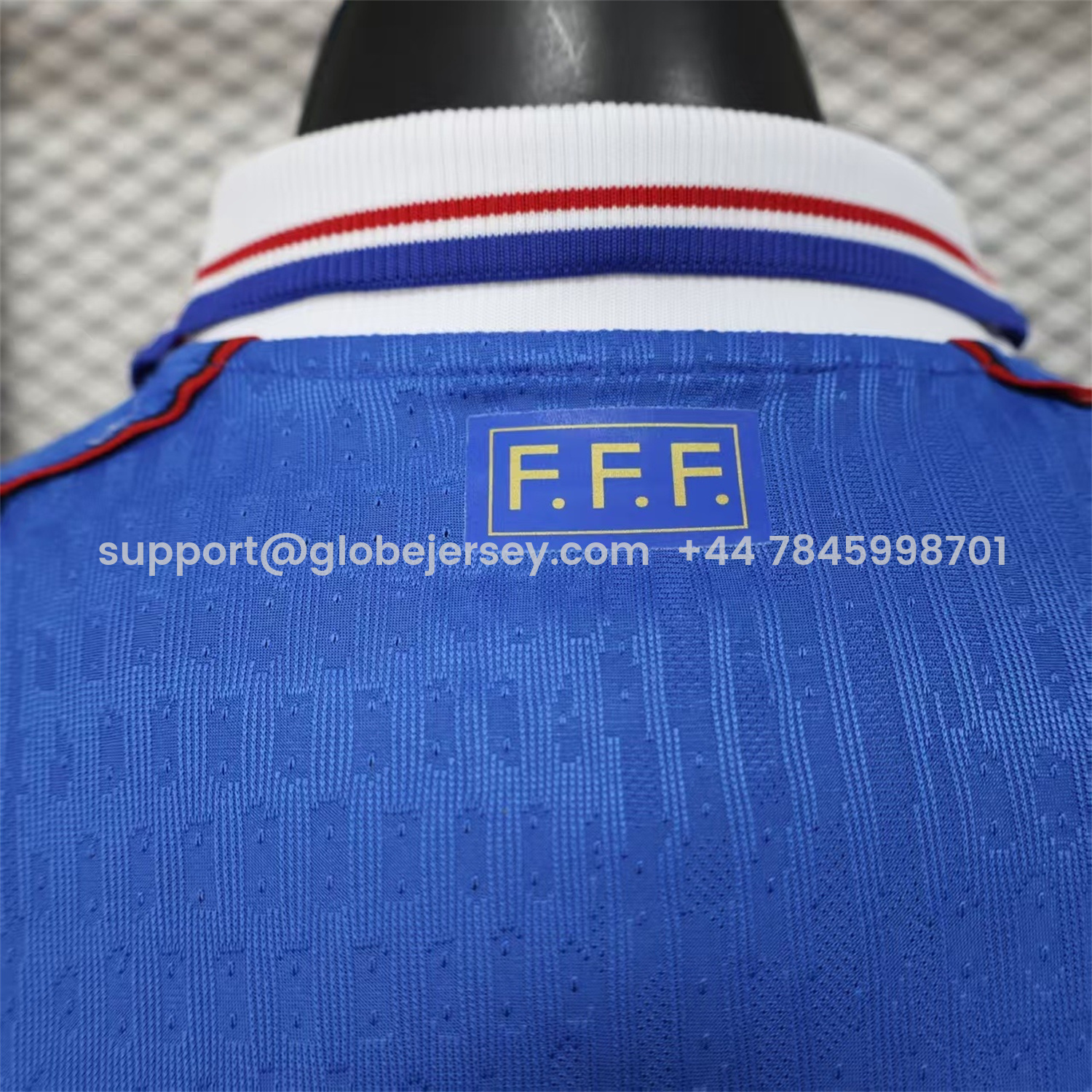 GlobeJersey-Retro France 1998 Home Blue Jersey - Player Version