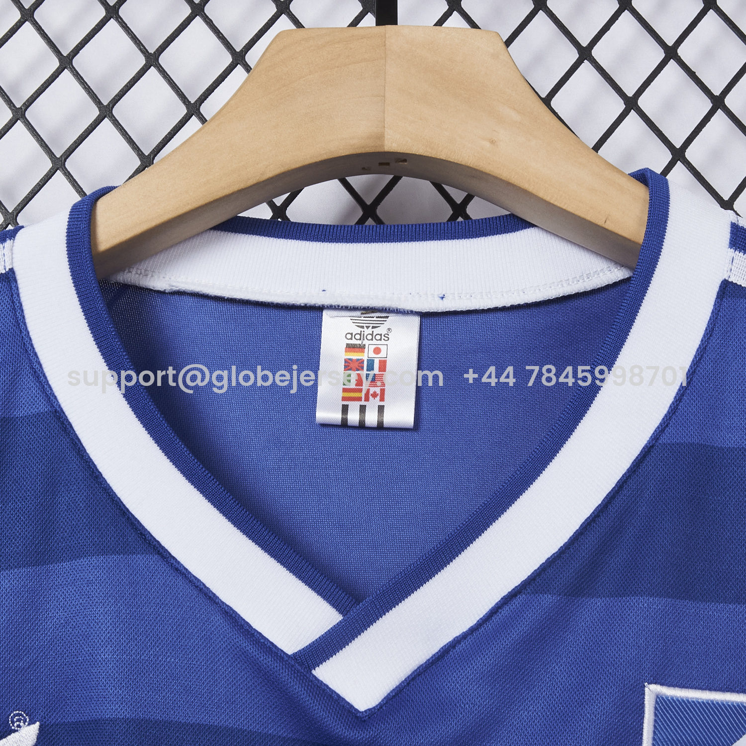 GlobeJersey-Retro Hamburger SV 1986-87 Away Blue Jersey