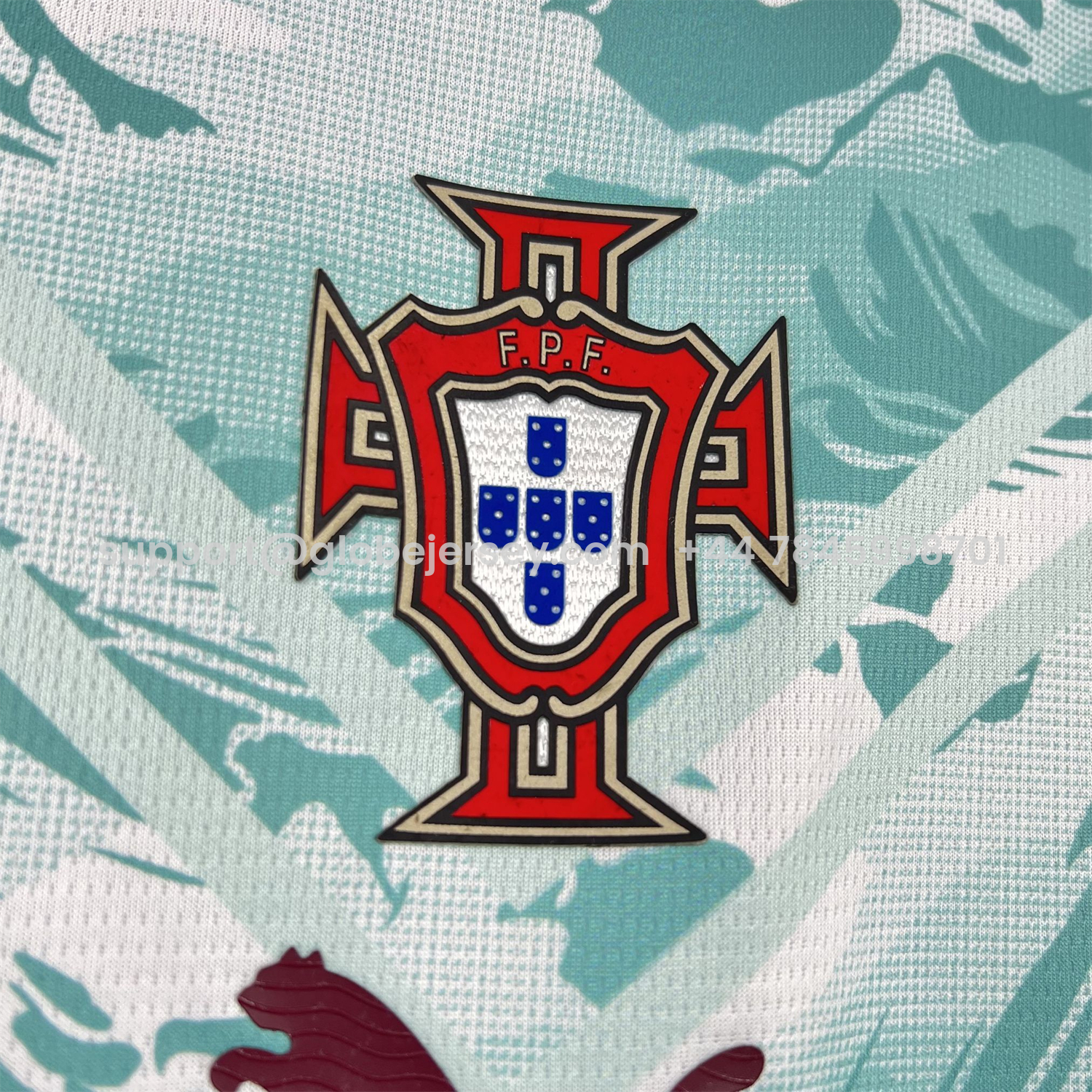 GlobeJersey-Women's Portugal 2026 Away White And Cyan Jersey