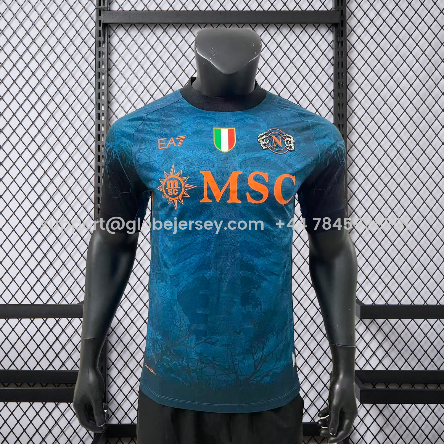GlobeJersey-Napoli 25-26 Halloween Blue Special Jersey - Player Version