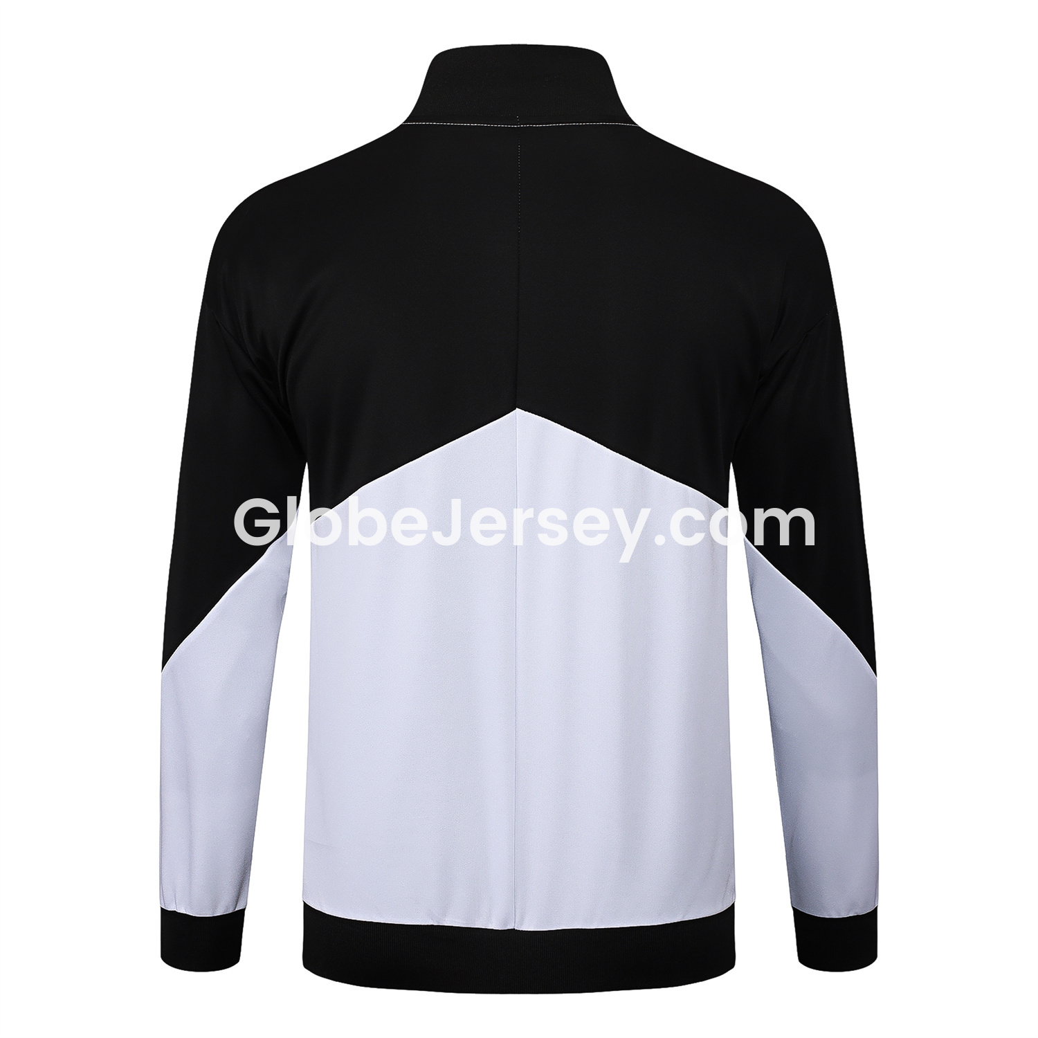 GlobeJersey-Corinthians 25-26 Jacket Training Tracksuit - White Jackets & Black Pants