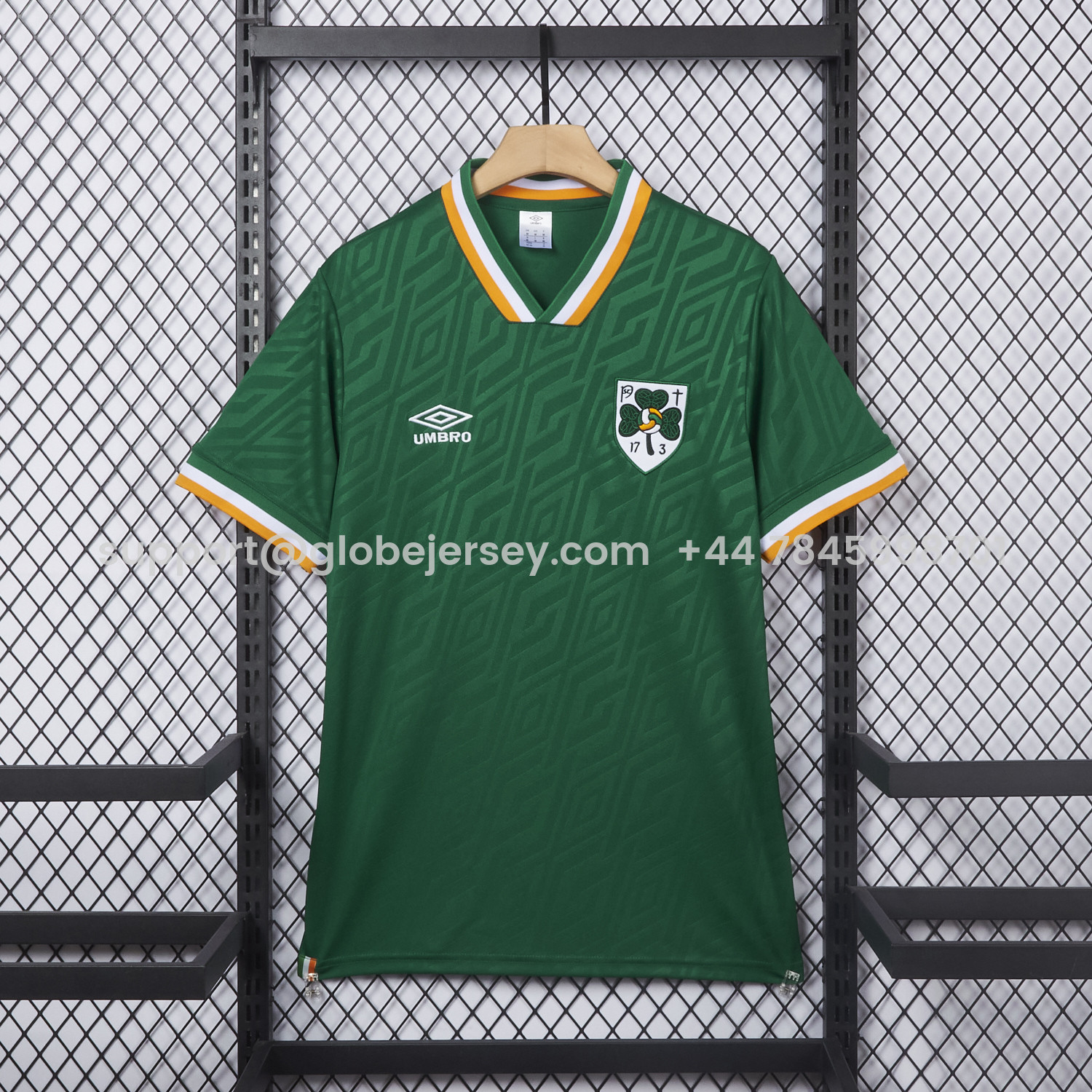 GlobeJersey-Ireland 2026 St. Patrick's Day Green Jersey - Fans Version