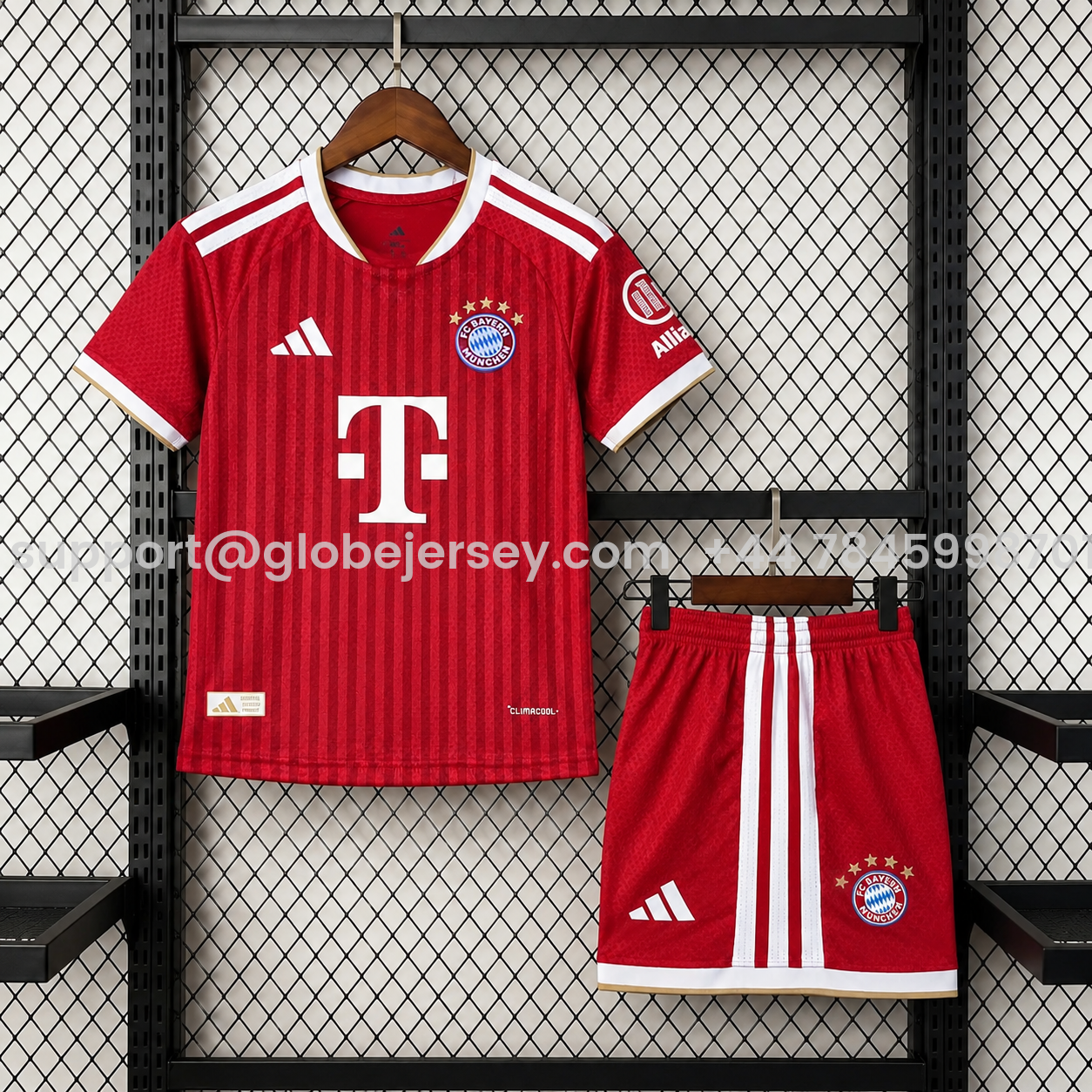 GlobeJersey-Bayern Munich 26-27 Home Kids Kit - Player Version