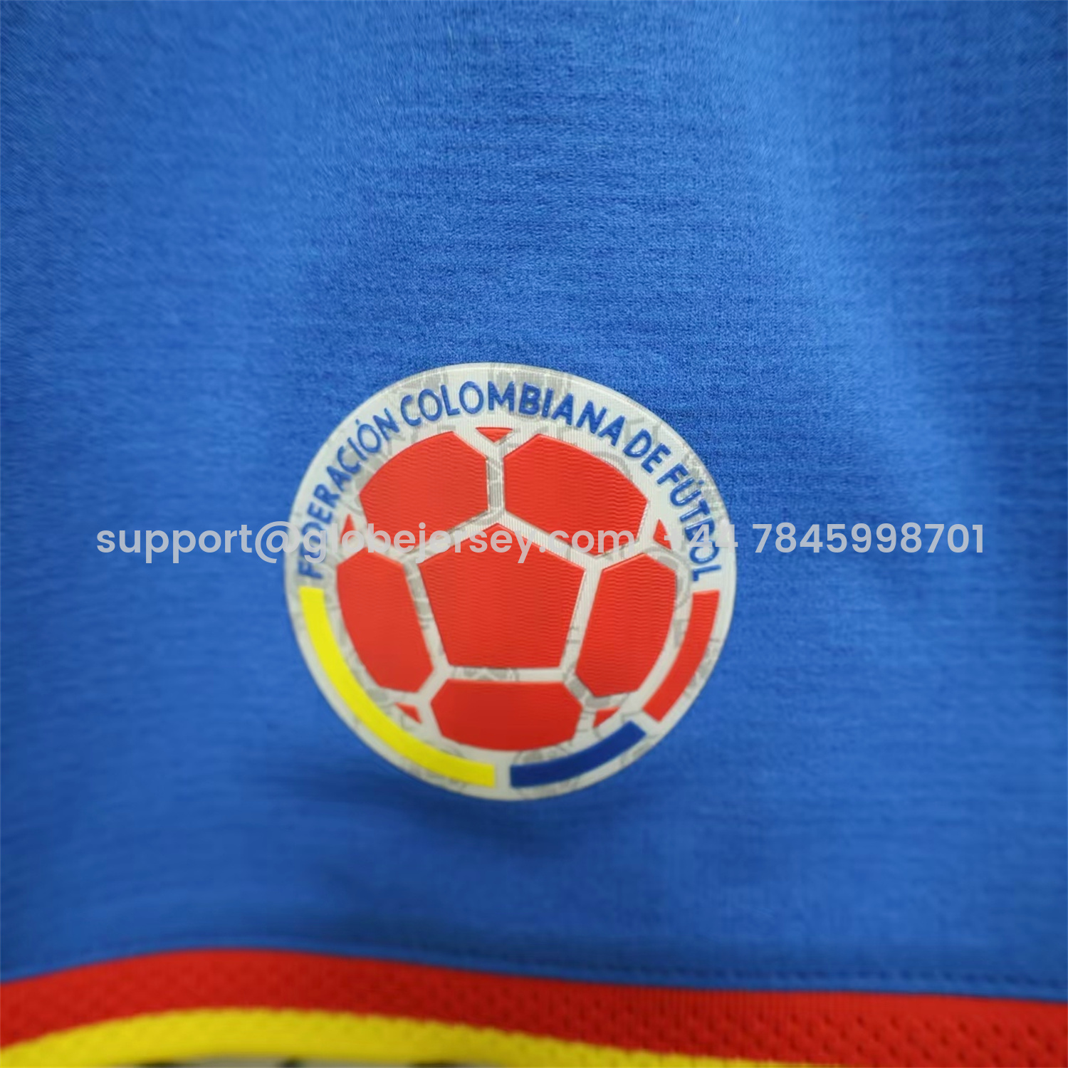 GlobeJersey-Colombia 2026 Blue Shorts - Player Version