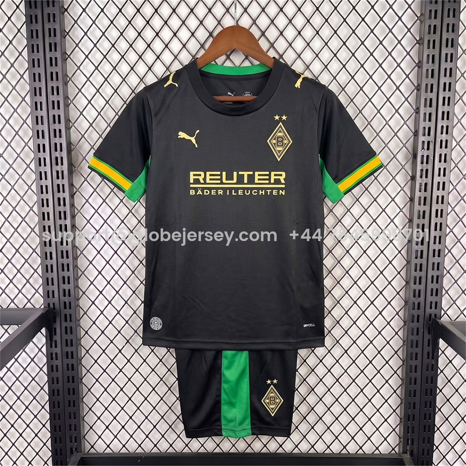 GlobeJersey-Monchengladbach 26-27 Away Kids Kit