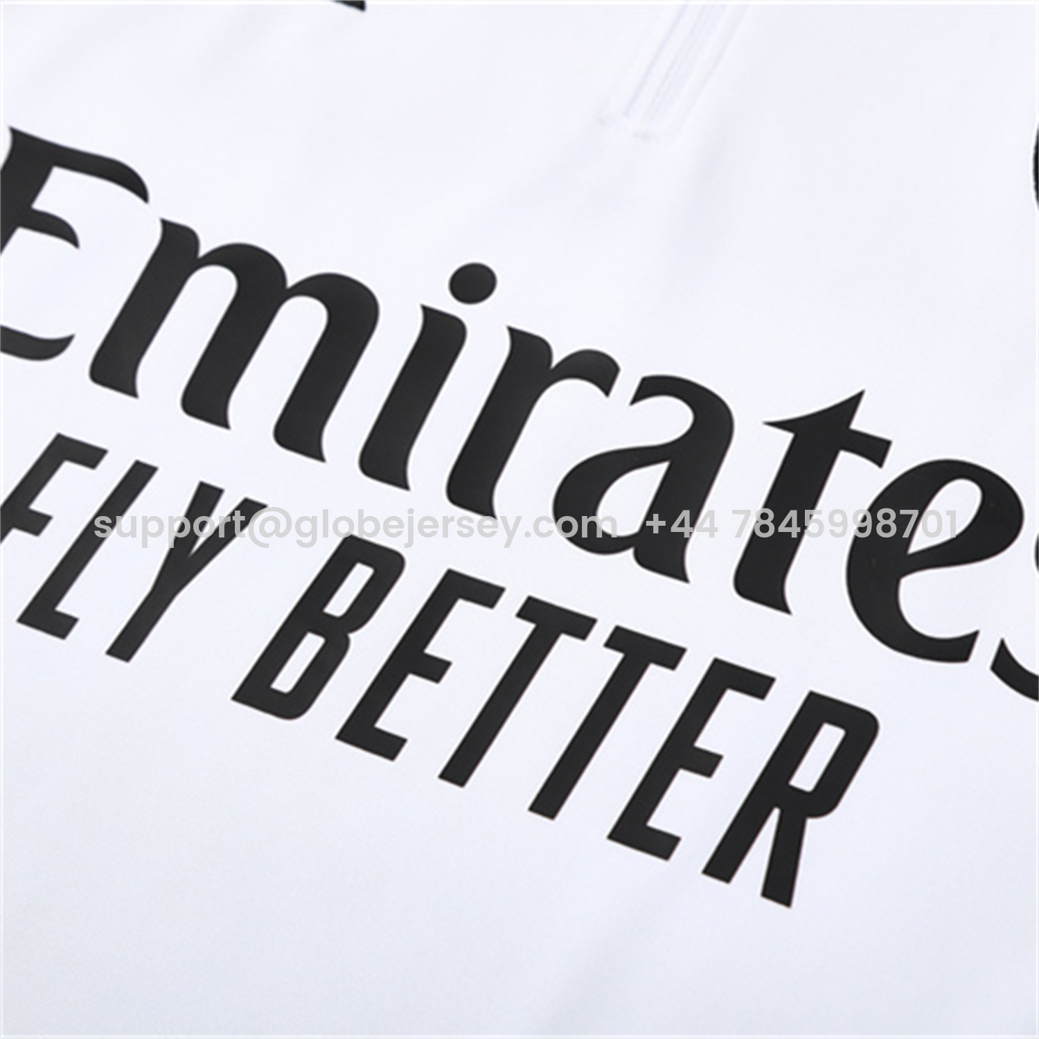 GlobeJersey-Arsenal 25-26 Long Sleeve Training Set - White Top & Black Pants